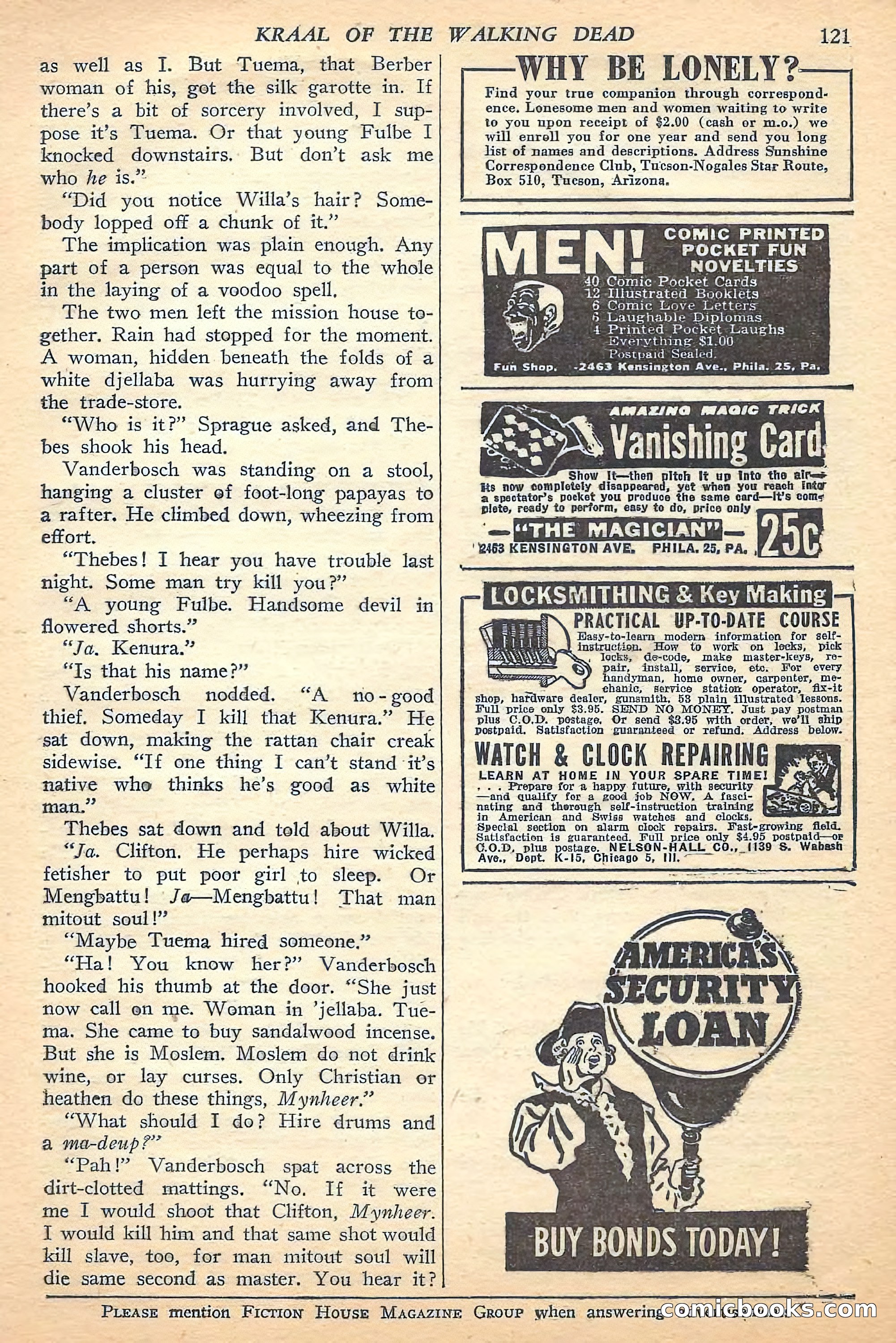 Jungle Stories, Fall 1948 — page 123 of 132