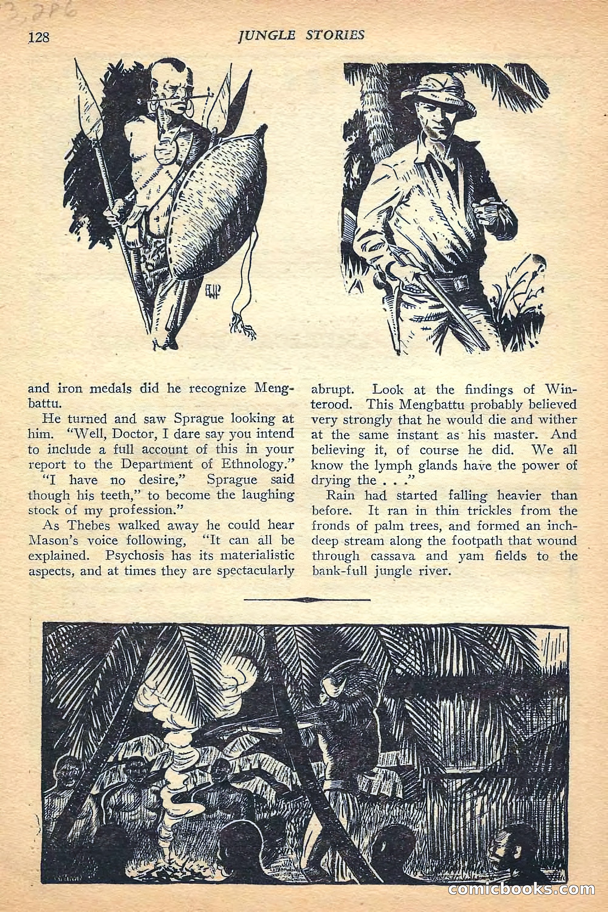 Jungle Stories, Fall 1948 — page 130 of 132
