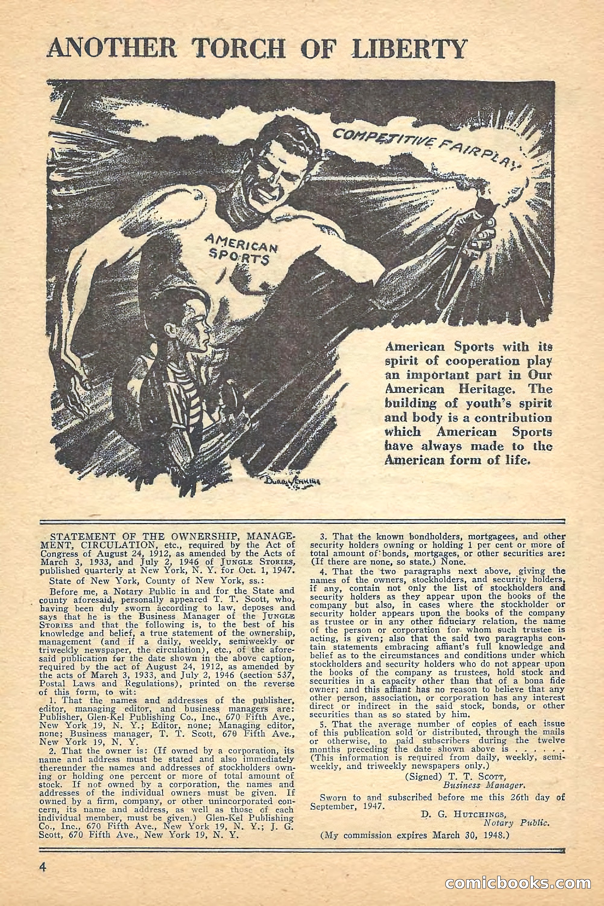 Jungle Stories, Spring 1948 — page 6 of 132