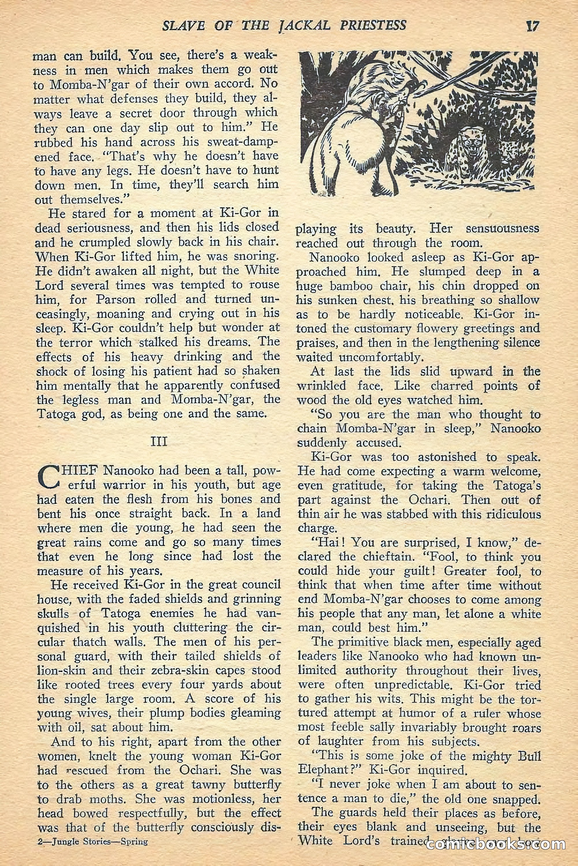 Jungle Stories, Spring 1948 — page 19 of 132