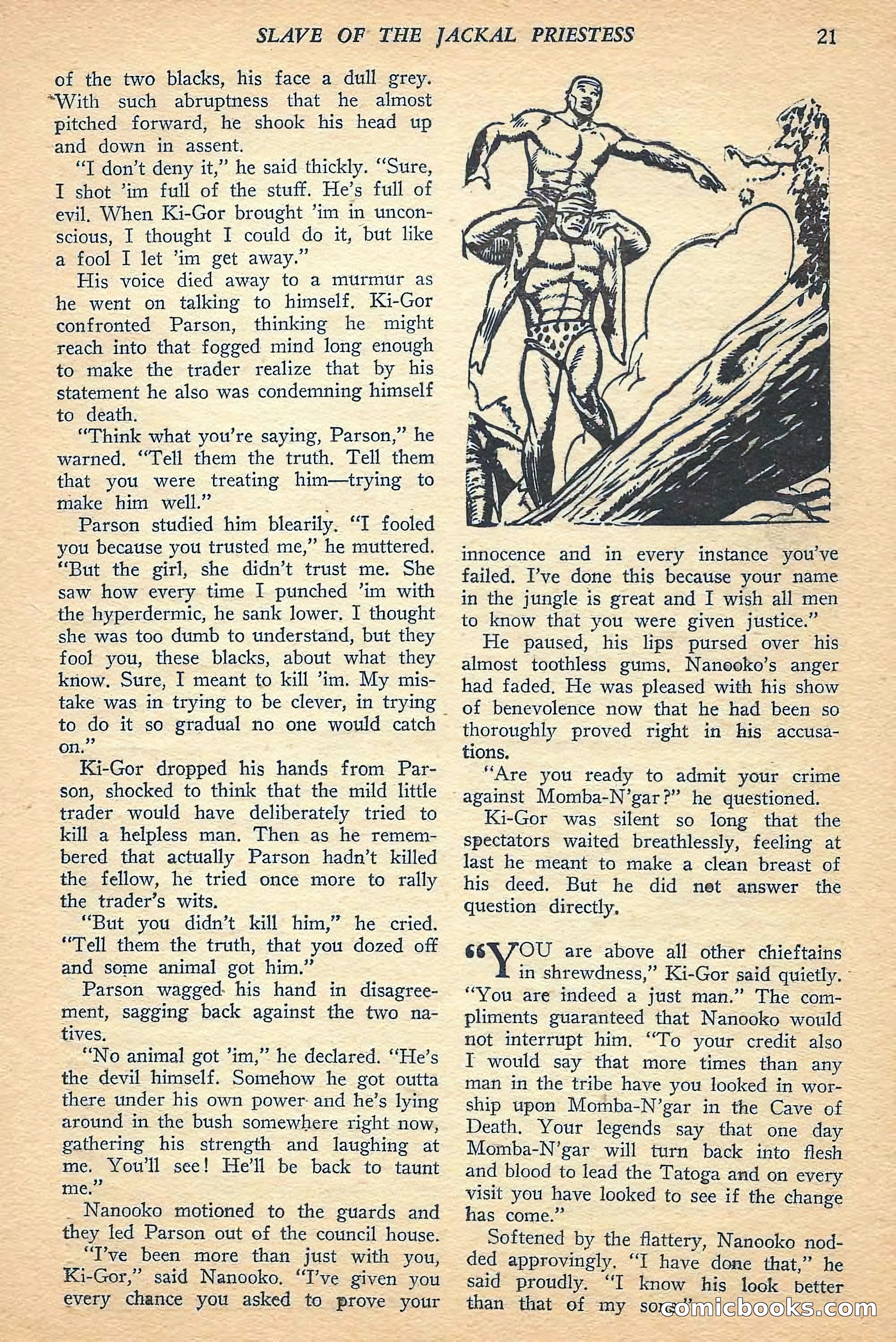 Jungle Stories, Spring 1948 — page 23 of 132