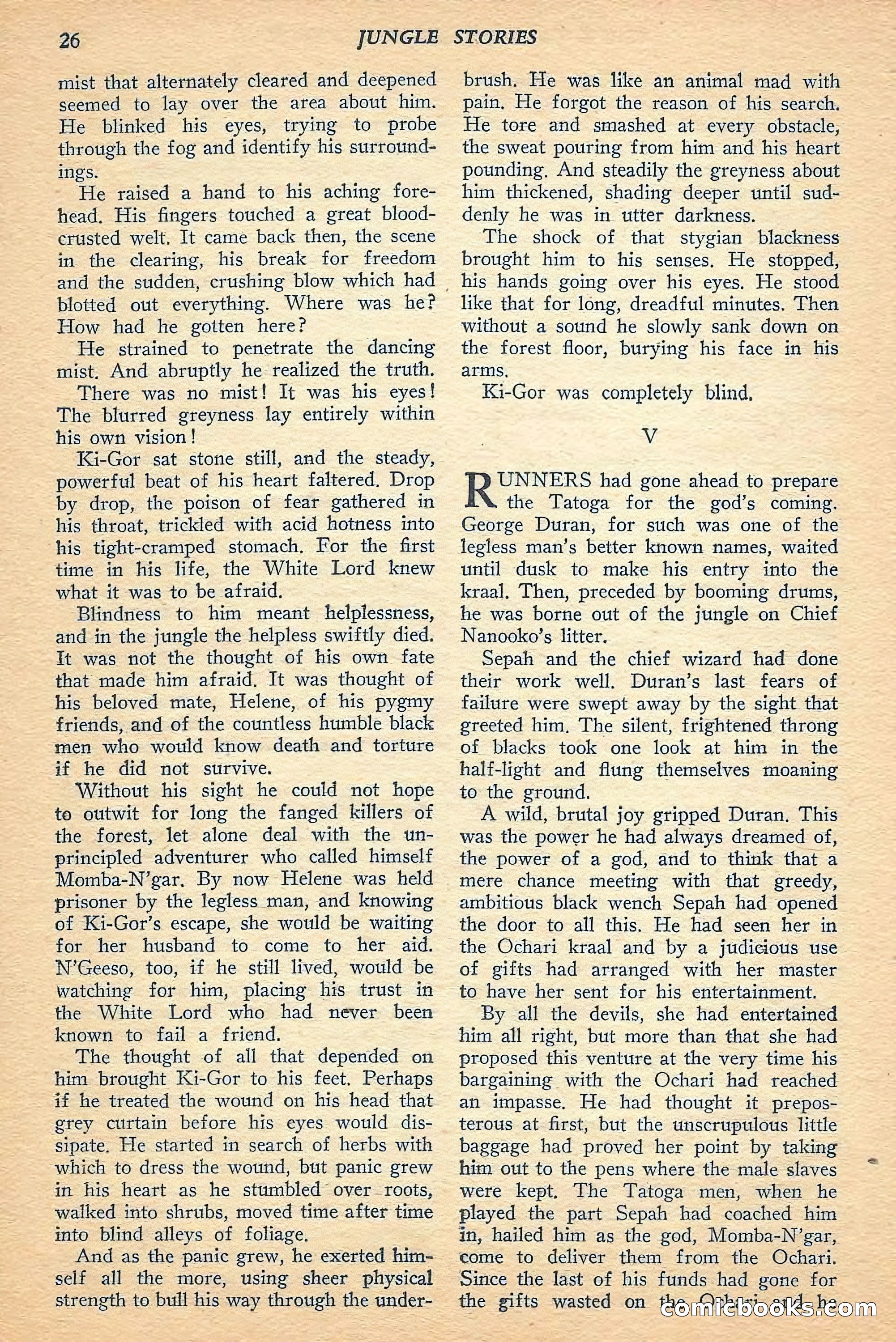 Jungle Stories, Spring 1948 — page 28 of 132