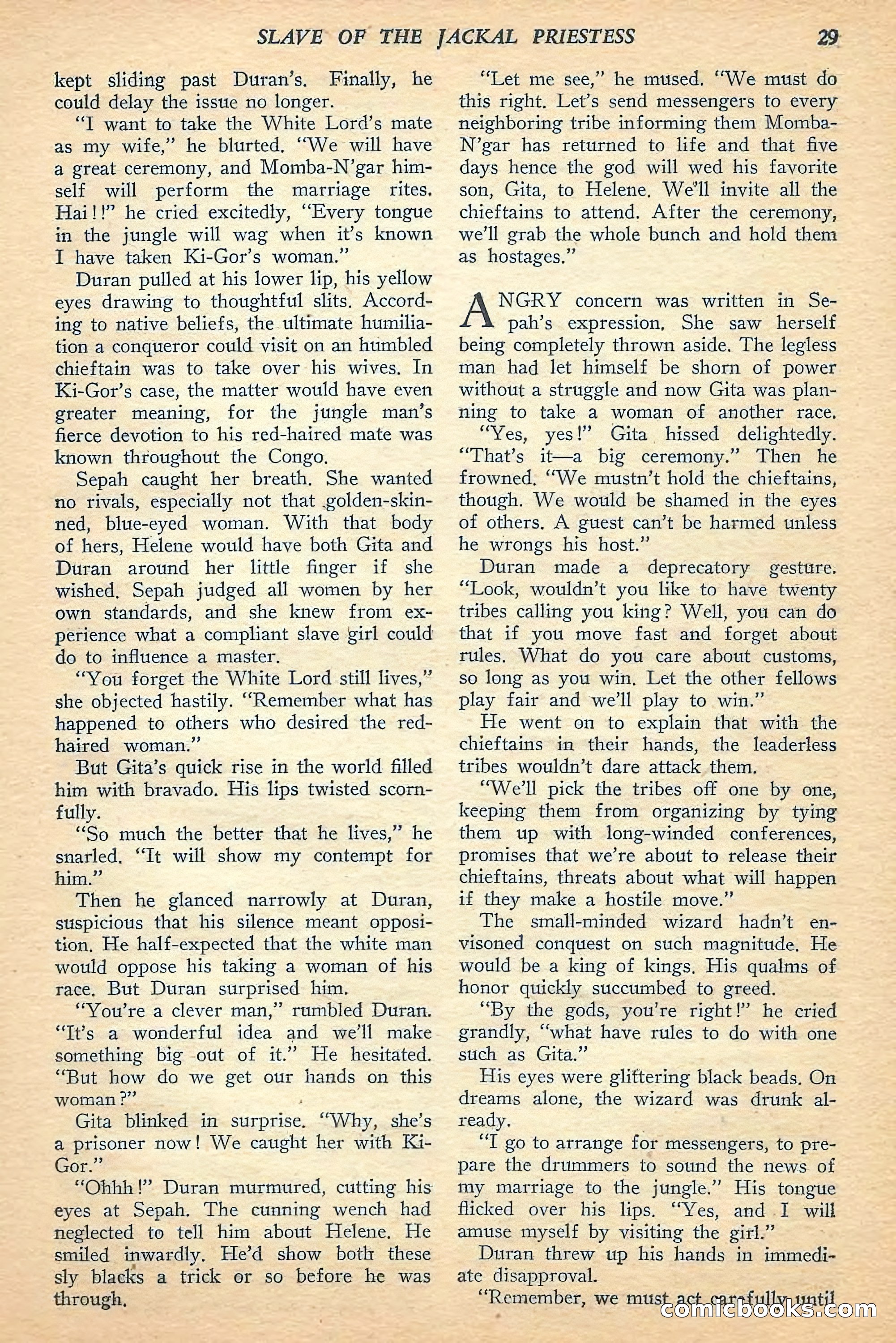 Jungle Stories, Spring 1948 — page 31 of 132