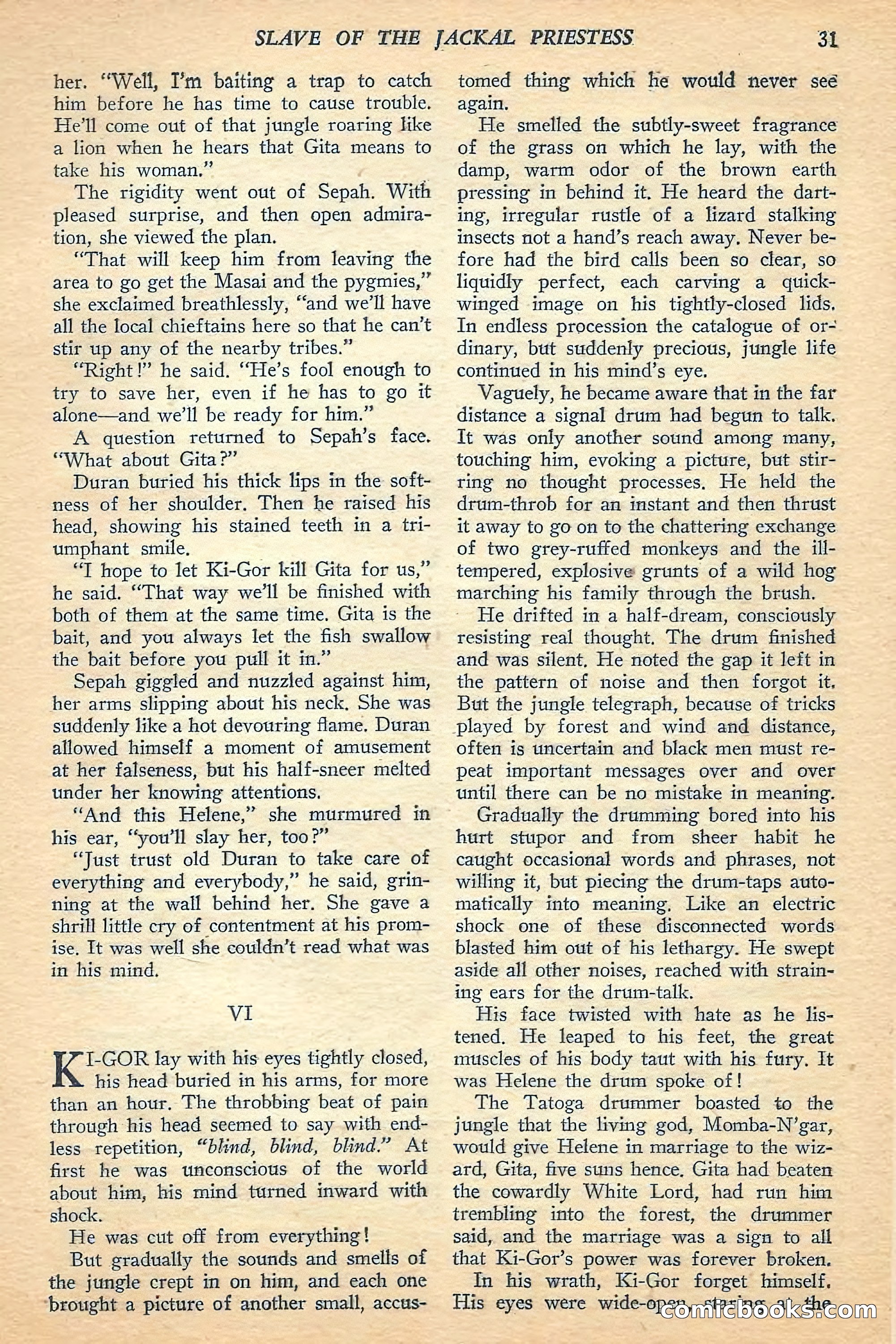 Jungle Stories, Spring 1948 — page 33 of 132