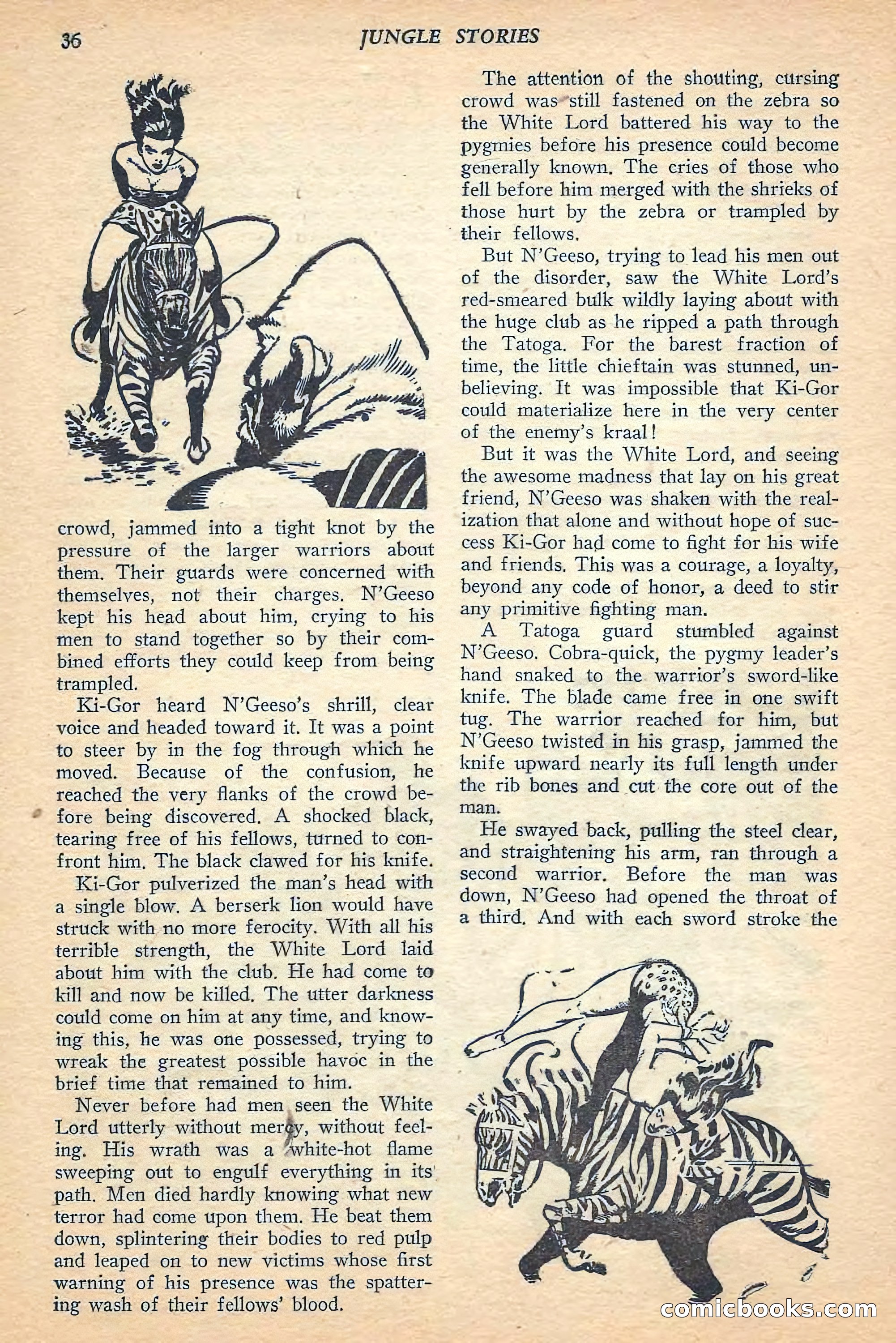Jungle Stories, Spring 1948 — page 38 of 132