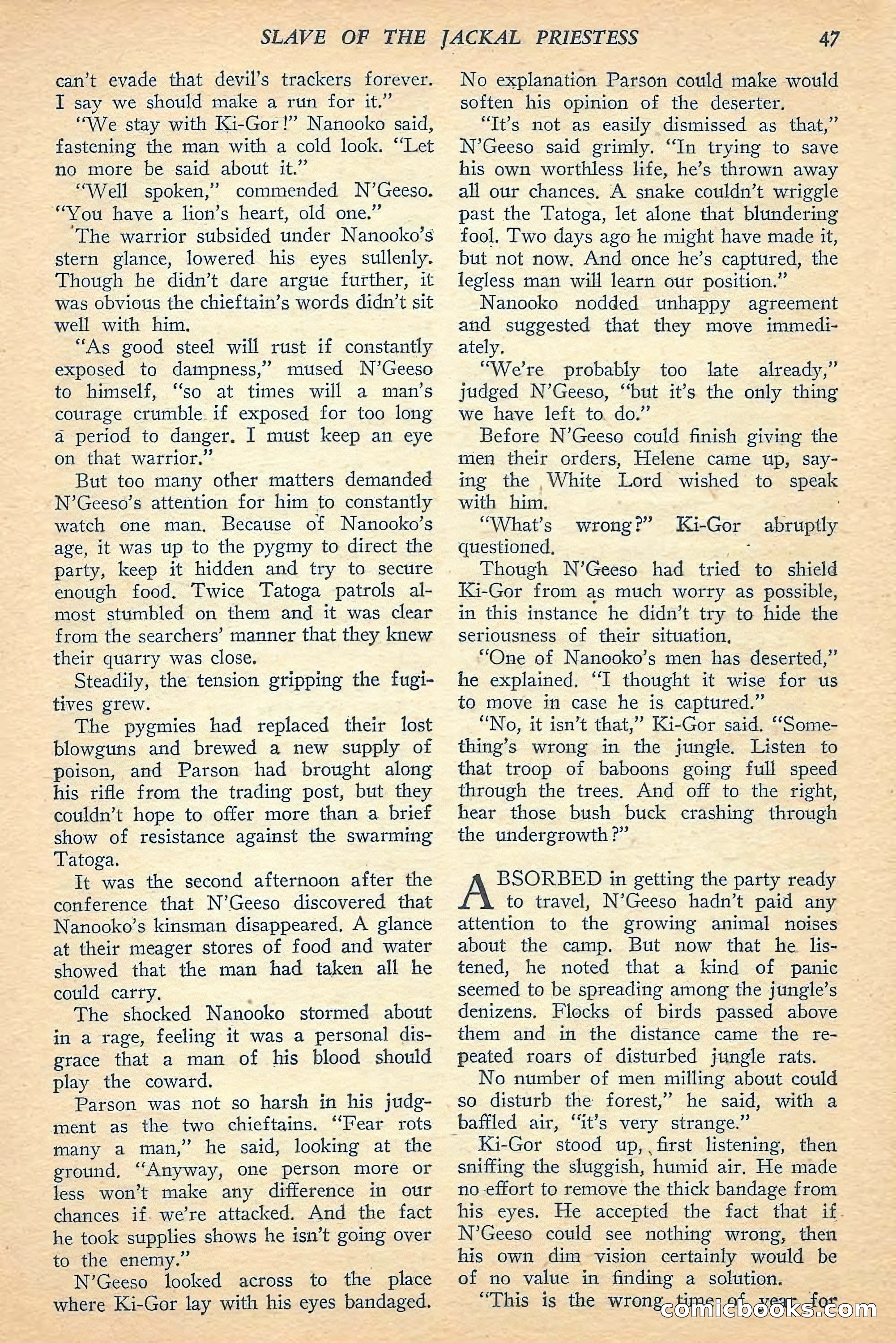 Jungle Stories, Spring 1948 — page 49 of 132