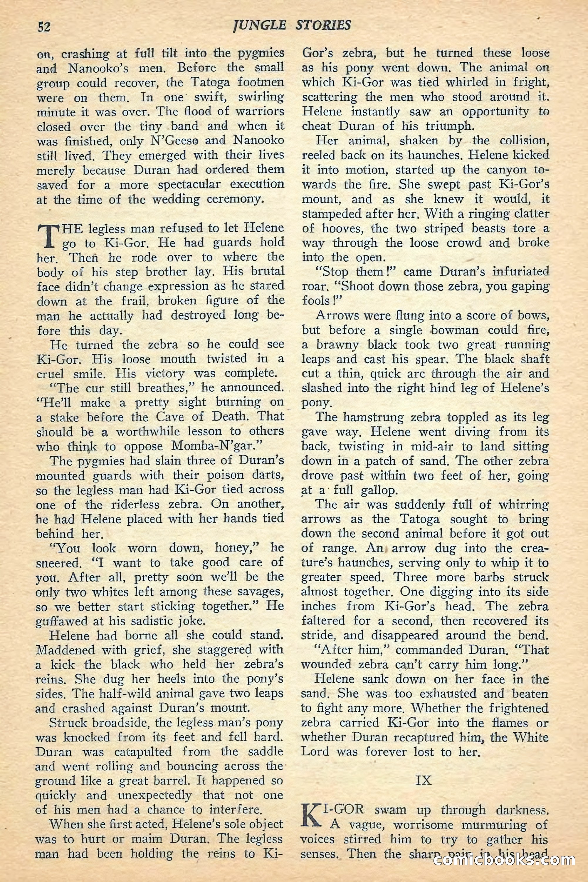 Jungle Stories, Spring 1948 — page 54 of 132