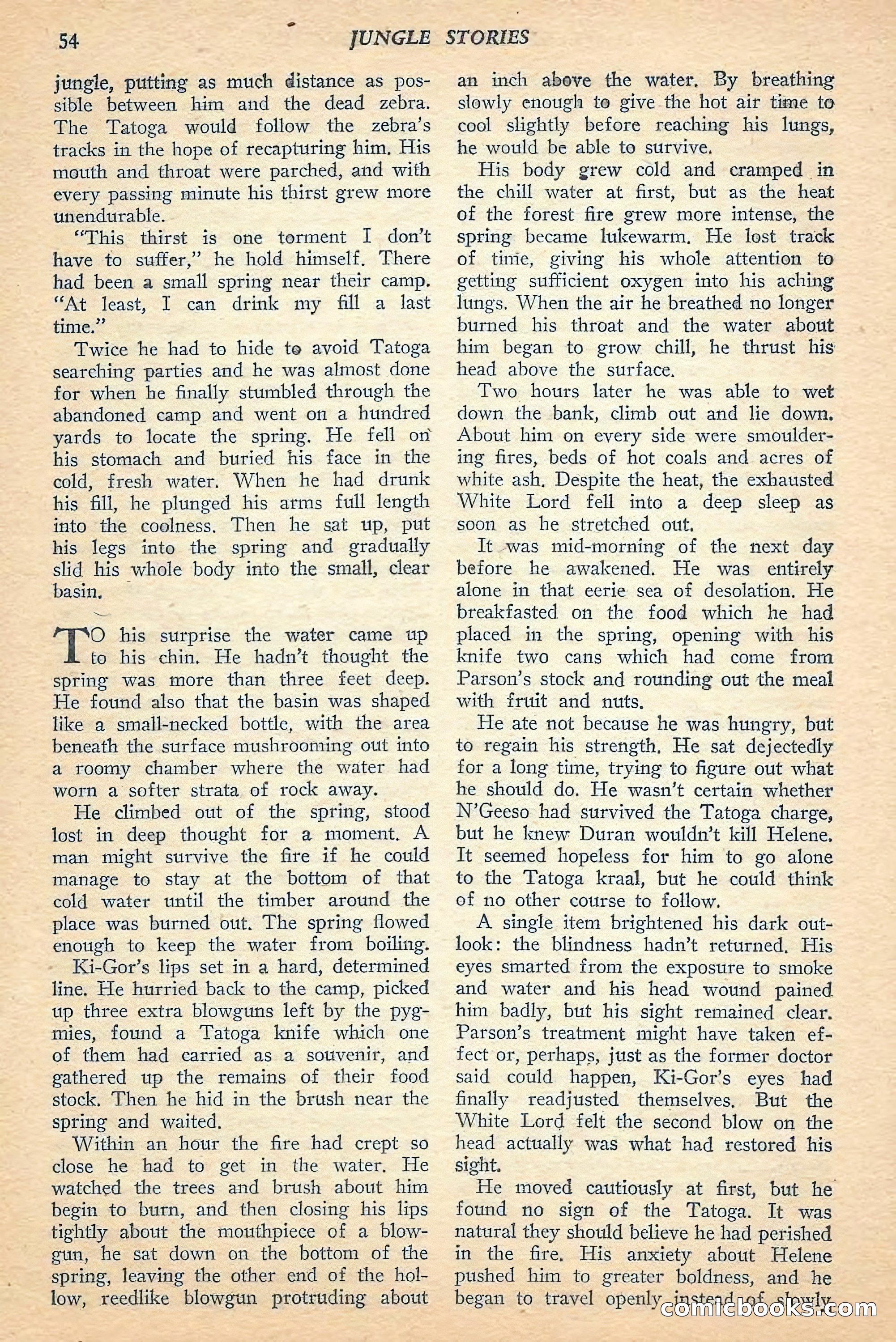 Jungle Stories, Spring 1948 — page 56 of 132