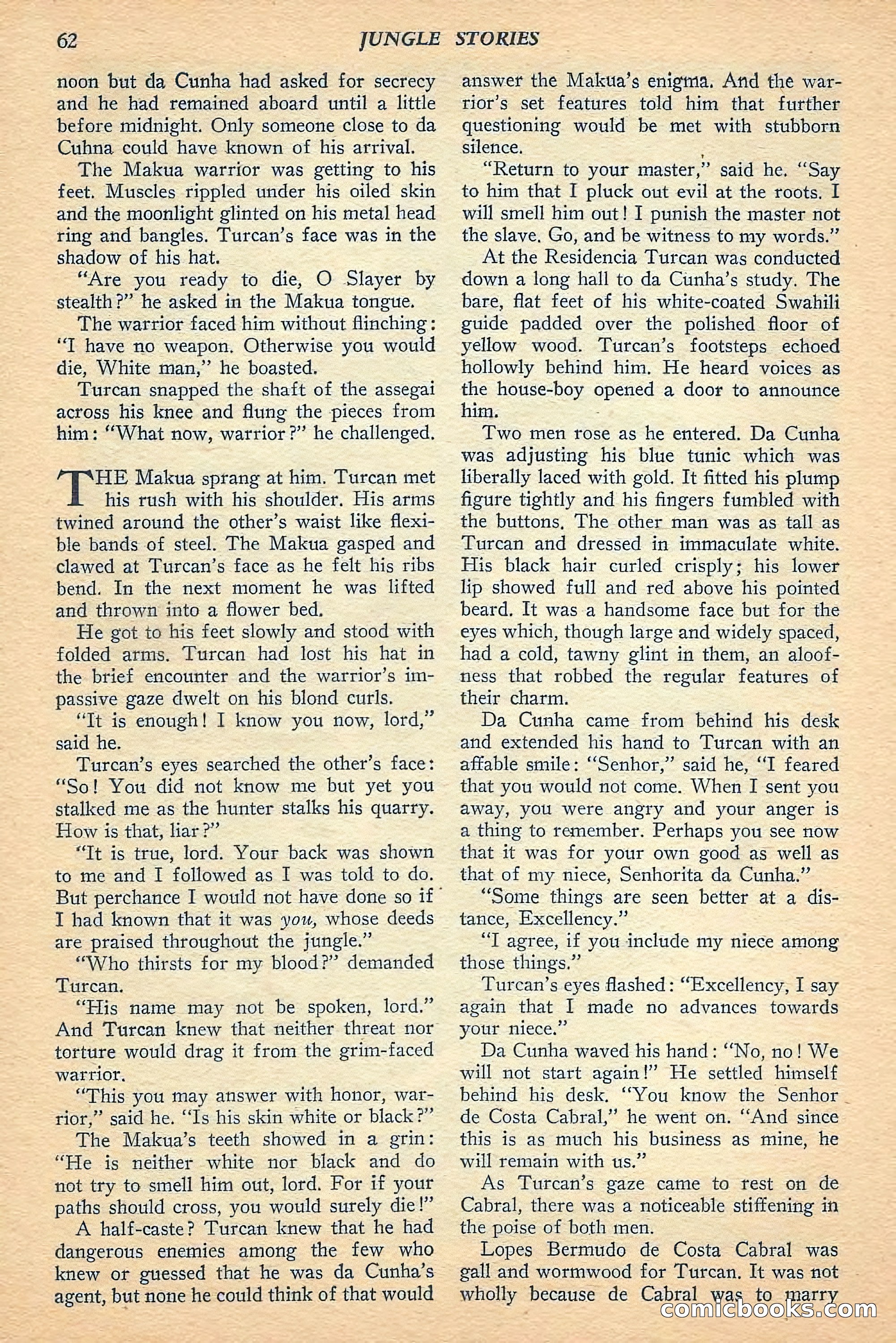 Jungle Stories, Spring 1948 — page 64 of 132