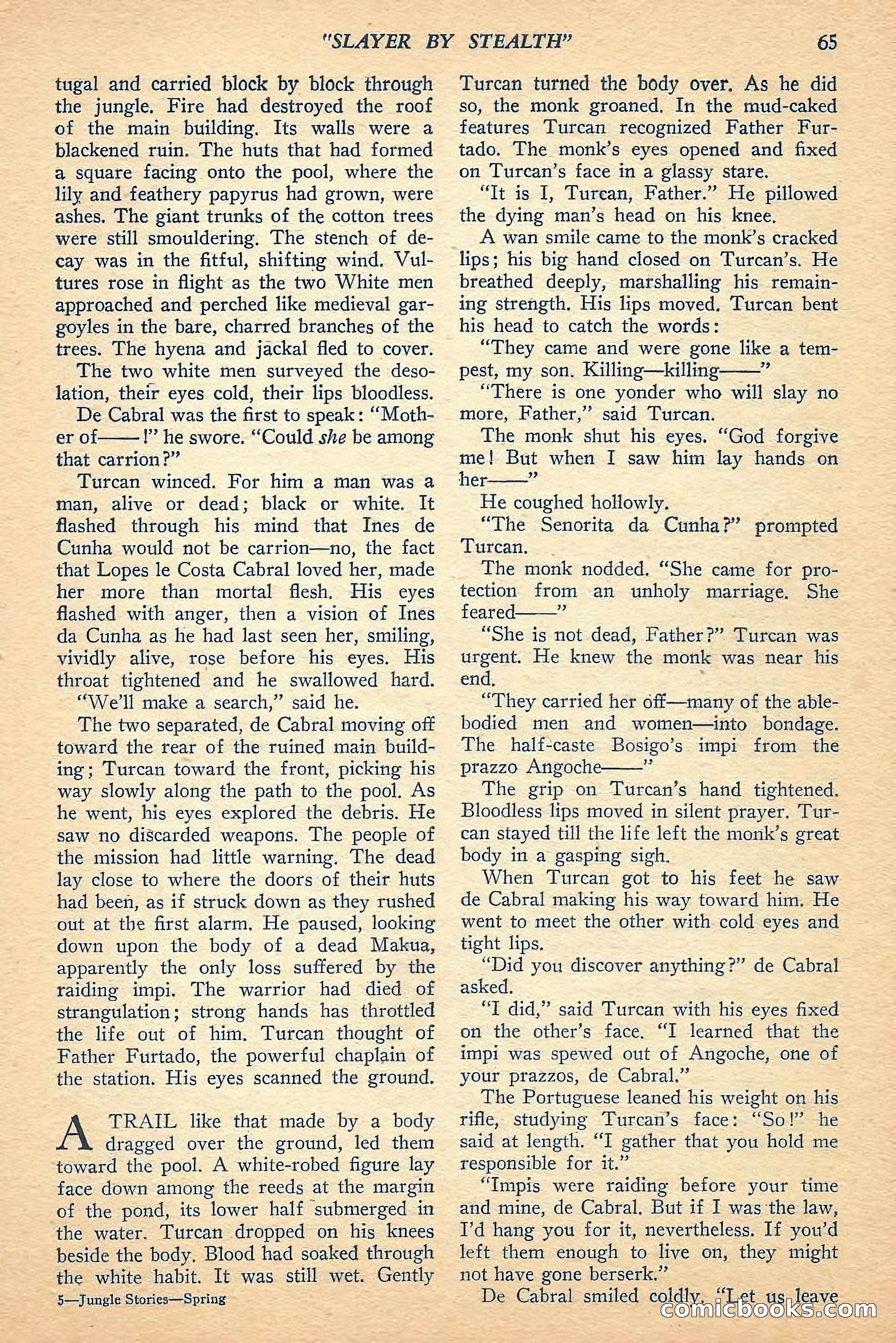 Jungle Stories, Spring 1948 — page 67 of 132