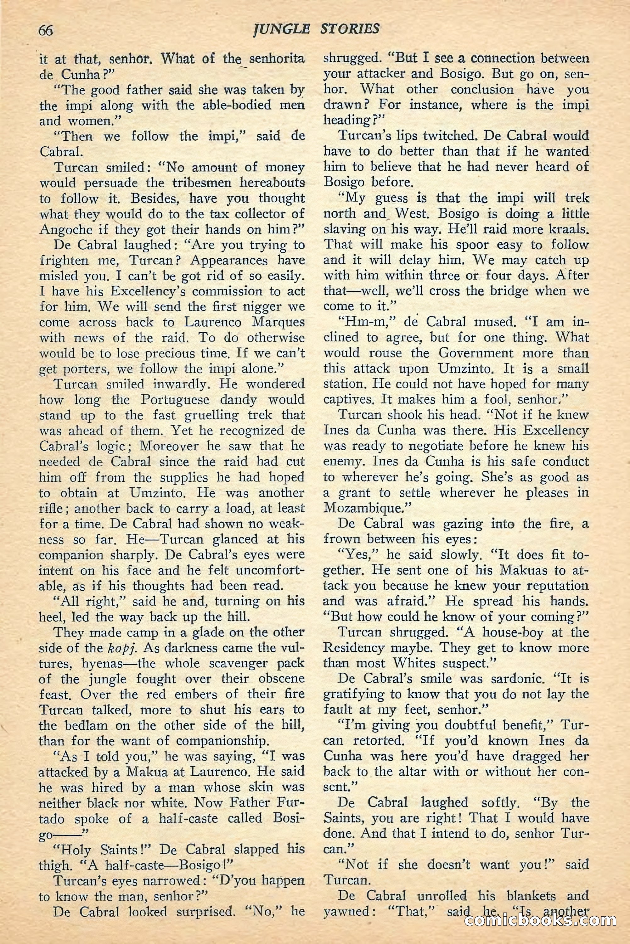 Jungle Stories, Spring 1948 — page 68 of 132