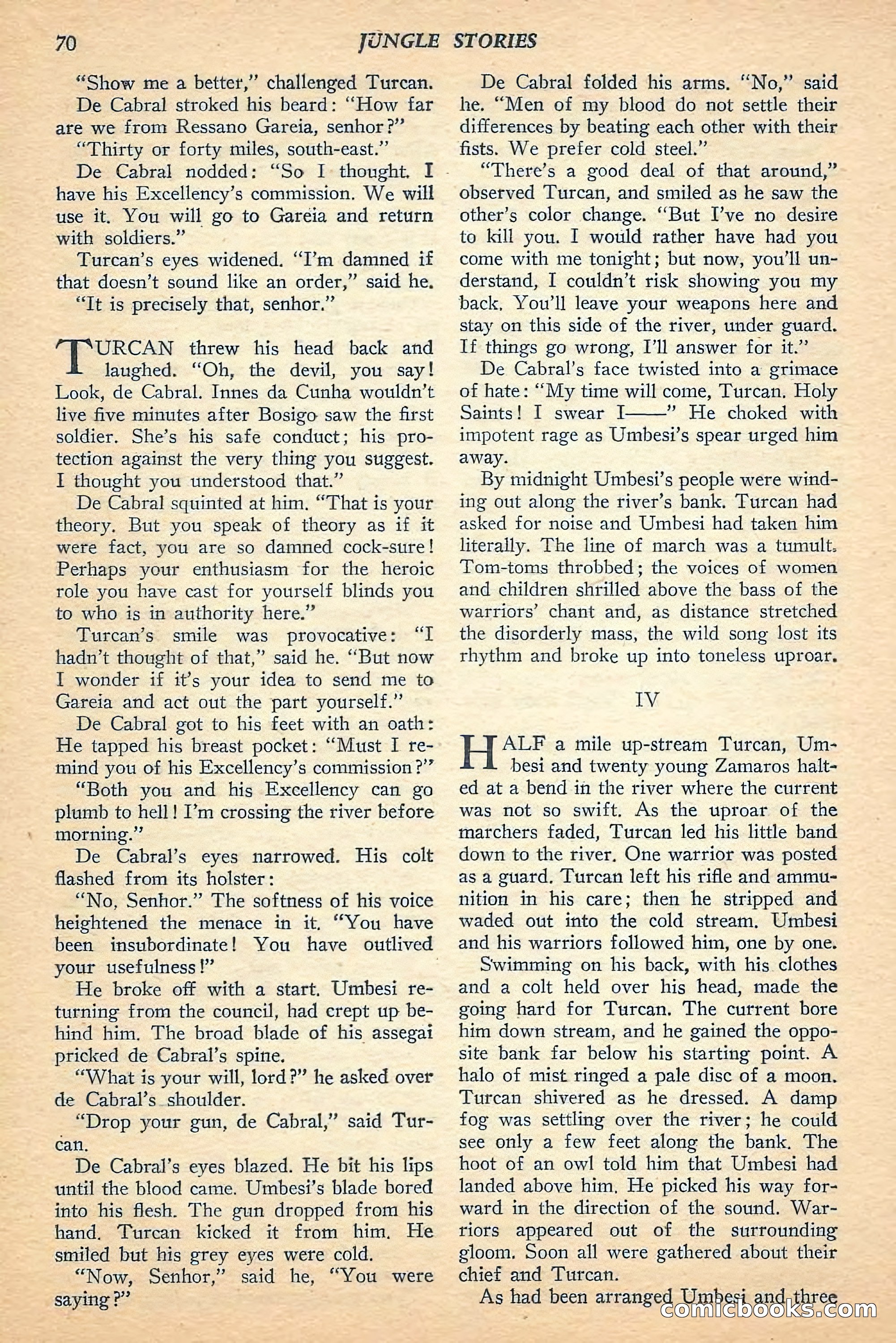 Jungle Stories, Spring 1948 — page 72 of 132