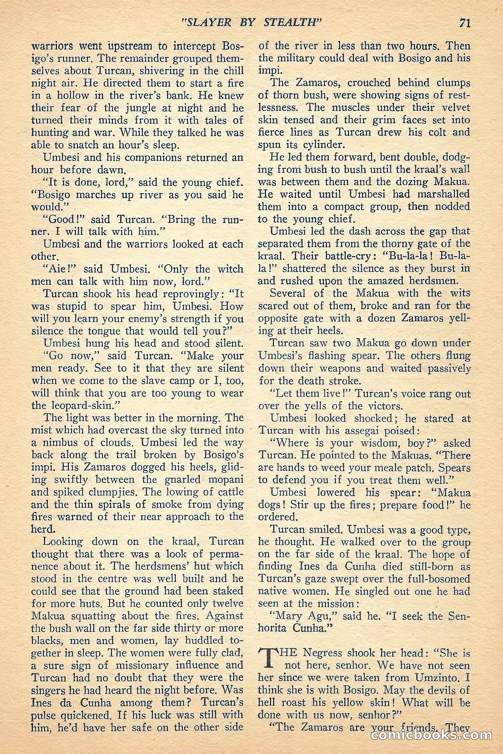 Jungle Stories, Spring 1948 — page 73 of 132