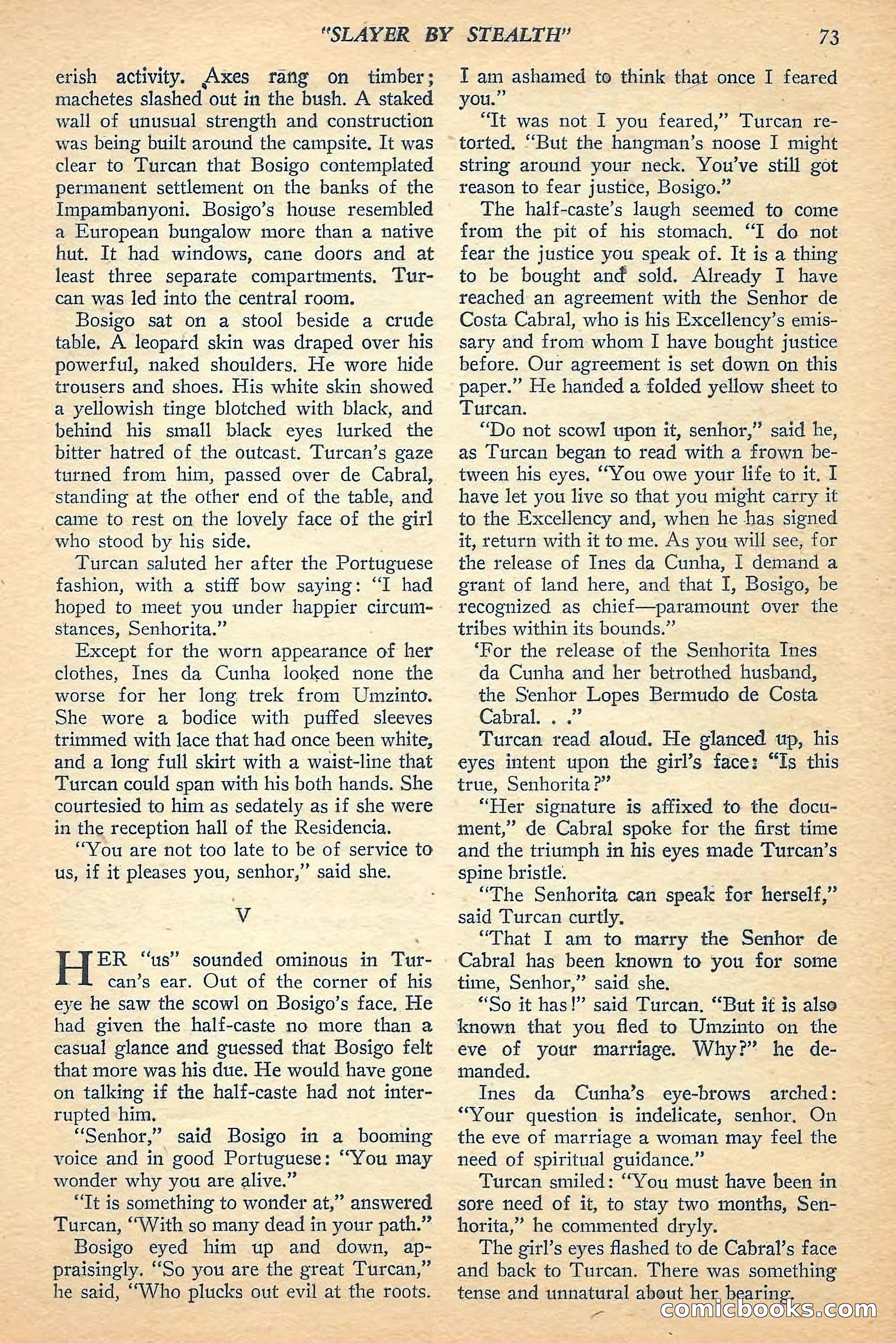 Jungle Stories, Spring 1948 — page 75 of 132