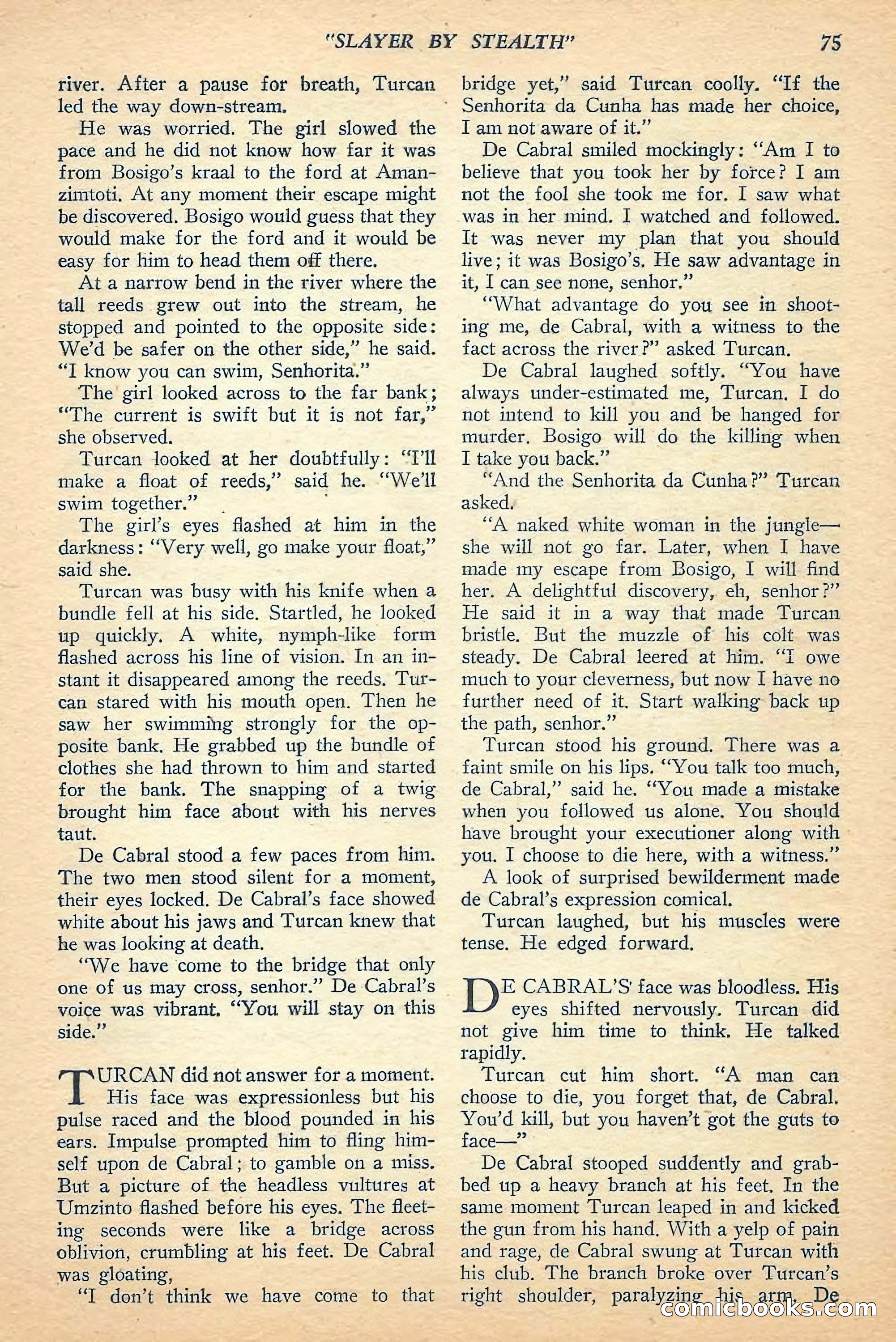 Jungle Stories, Spring 1948 — page 77 of 132