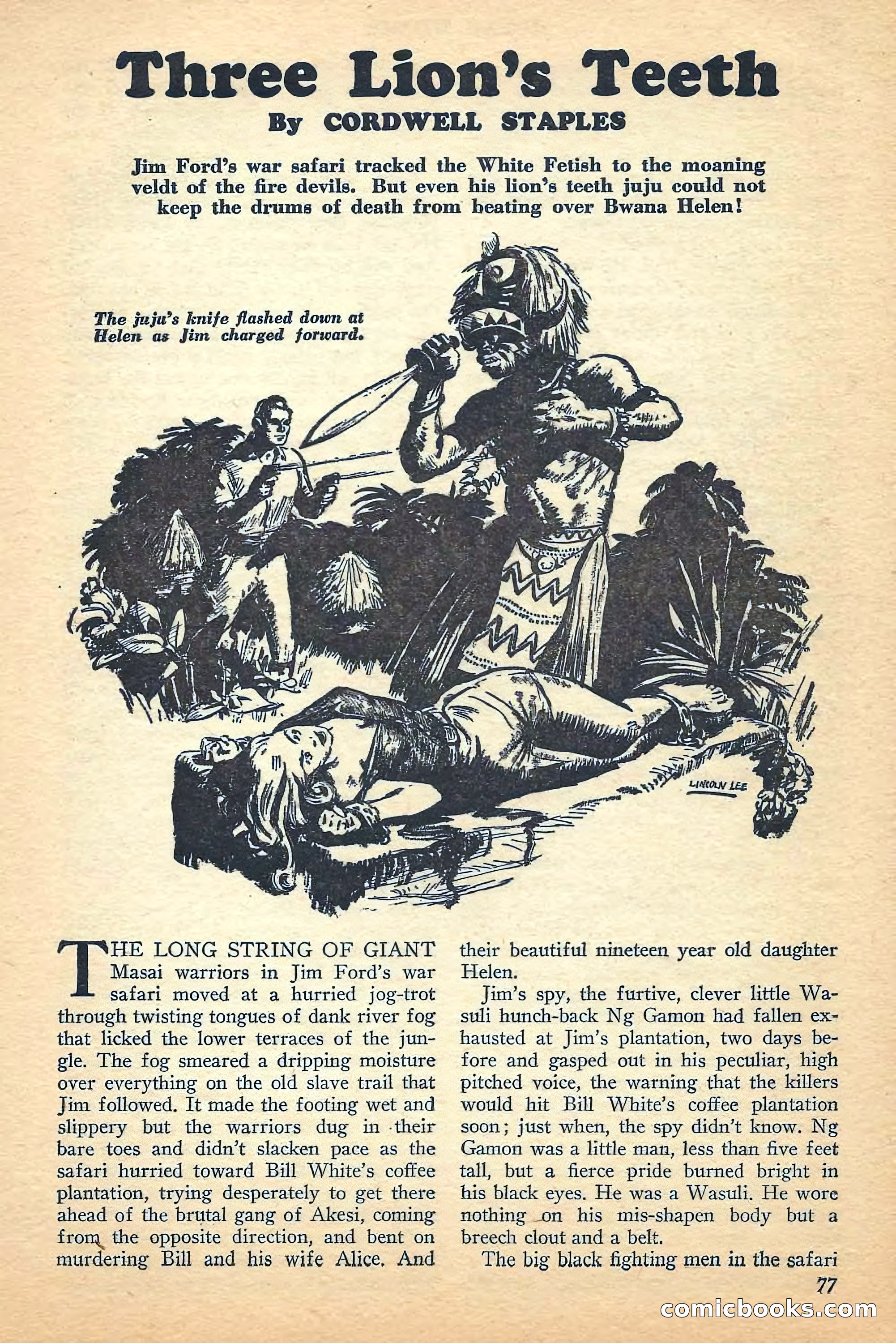 Jungle Stories, Spring 1948 — page 79 of 132