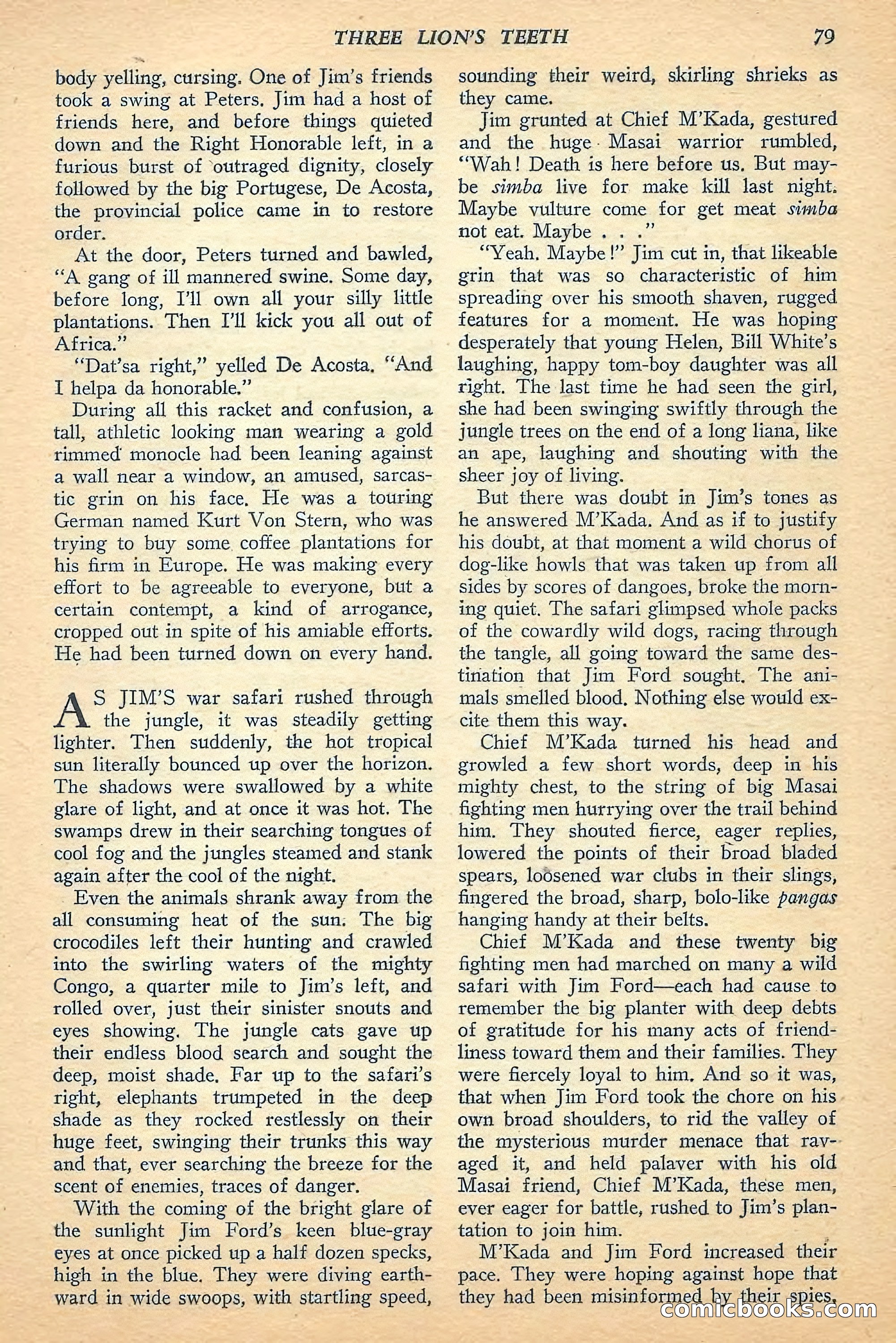 Jungle Stories, Spring 1948 — page 81 of 132