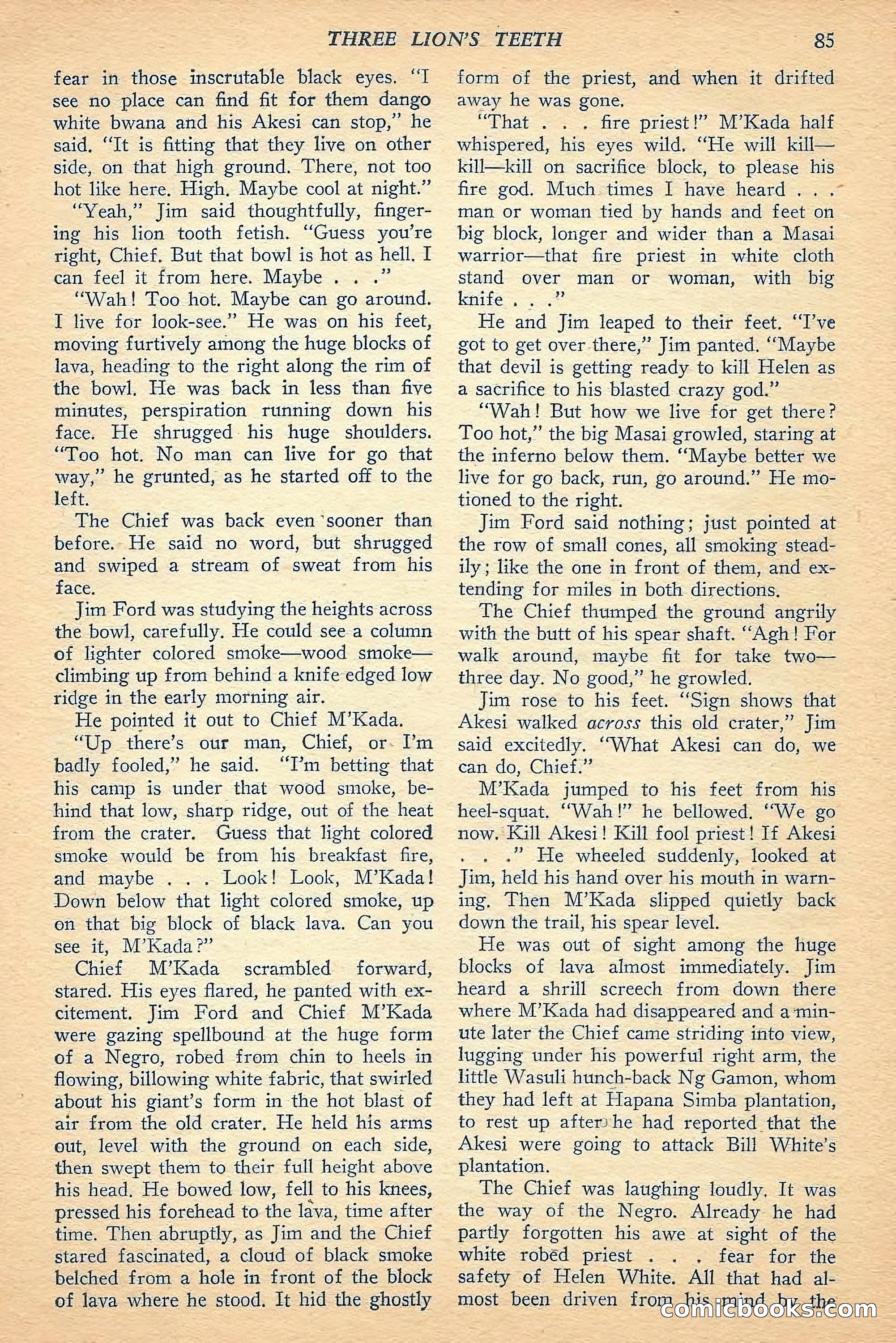 Jungle Stories, Spring 1948 — page 87 of 132