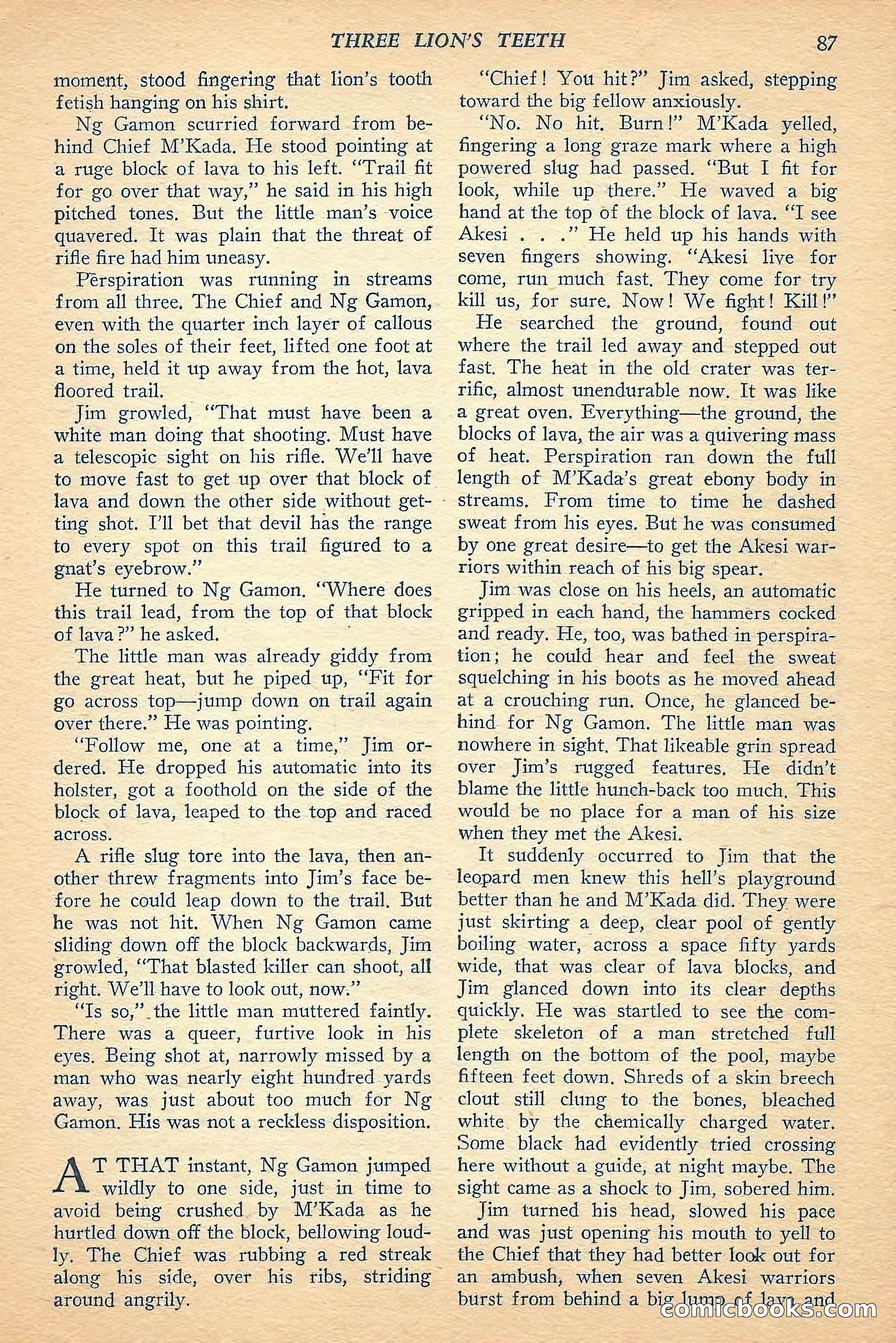 Jungle Stories, Spring 1948 — page 89 of 132