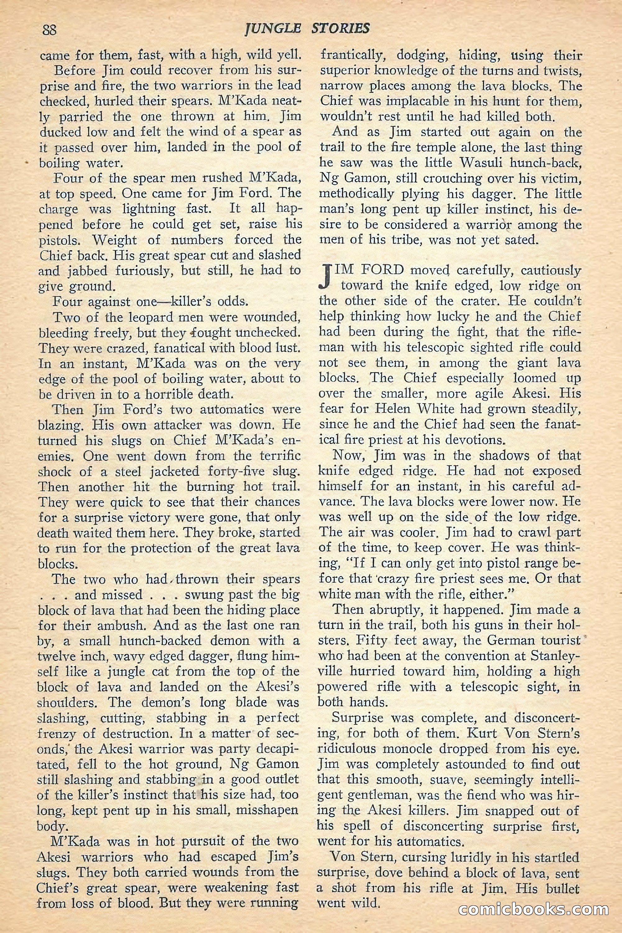 Jungle Stories, Spring 1948 — page 90 of 132