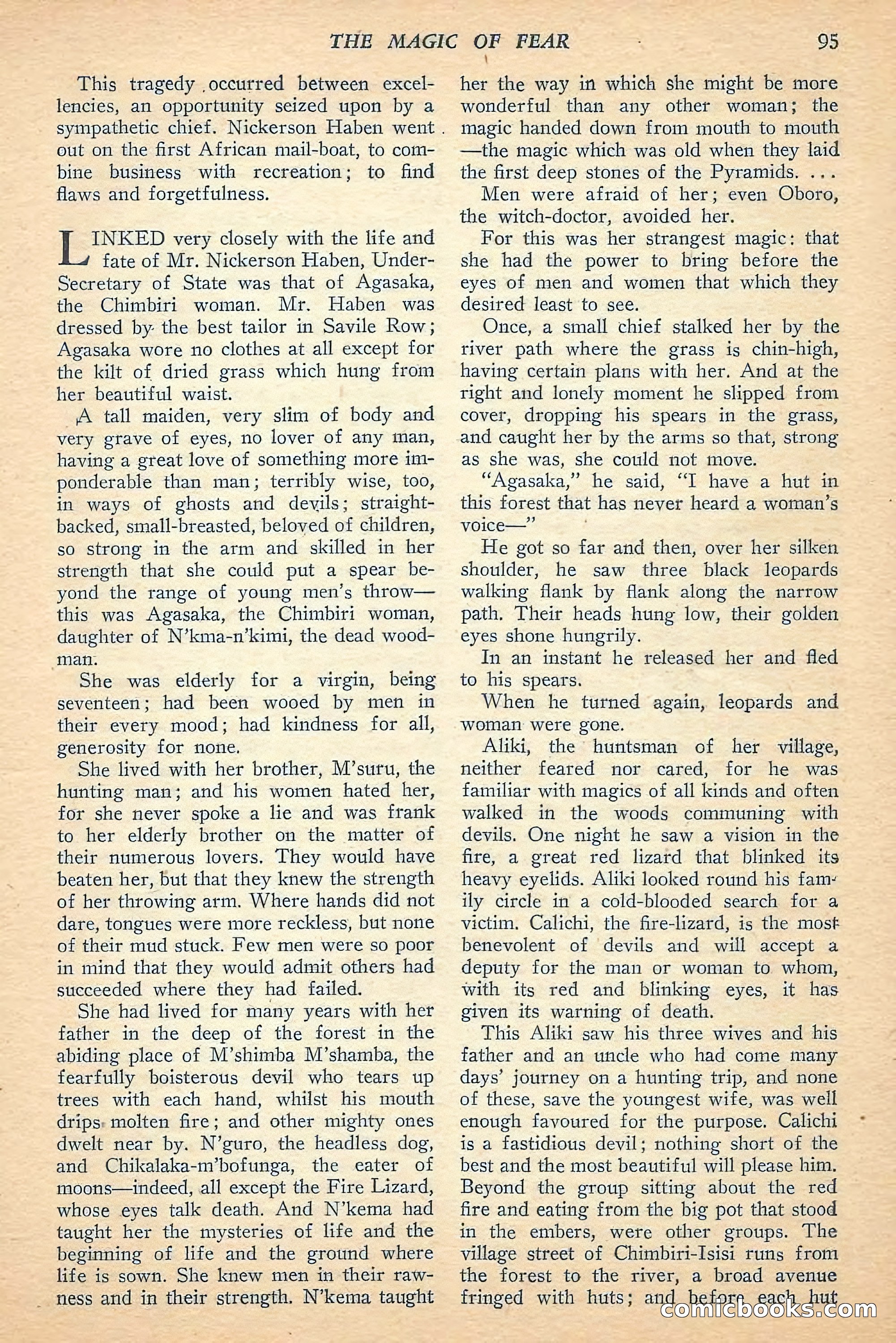 Jungle Stories, Spring 1948 — page 97 of 132