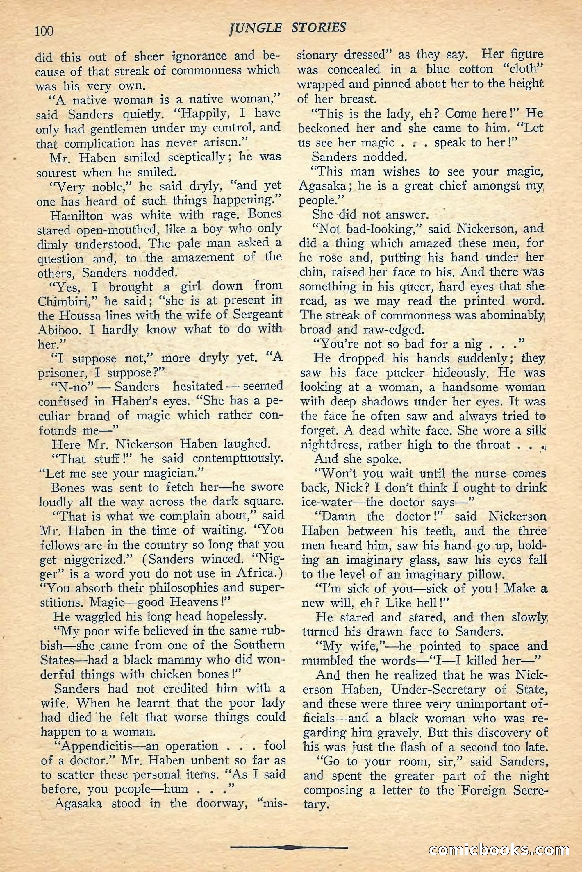Jungle Stories, Spring 1948 — page 102 of 132
