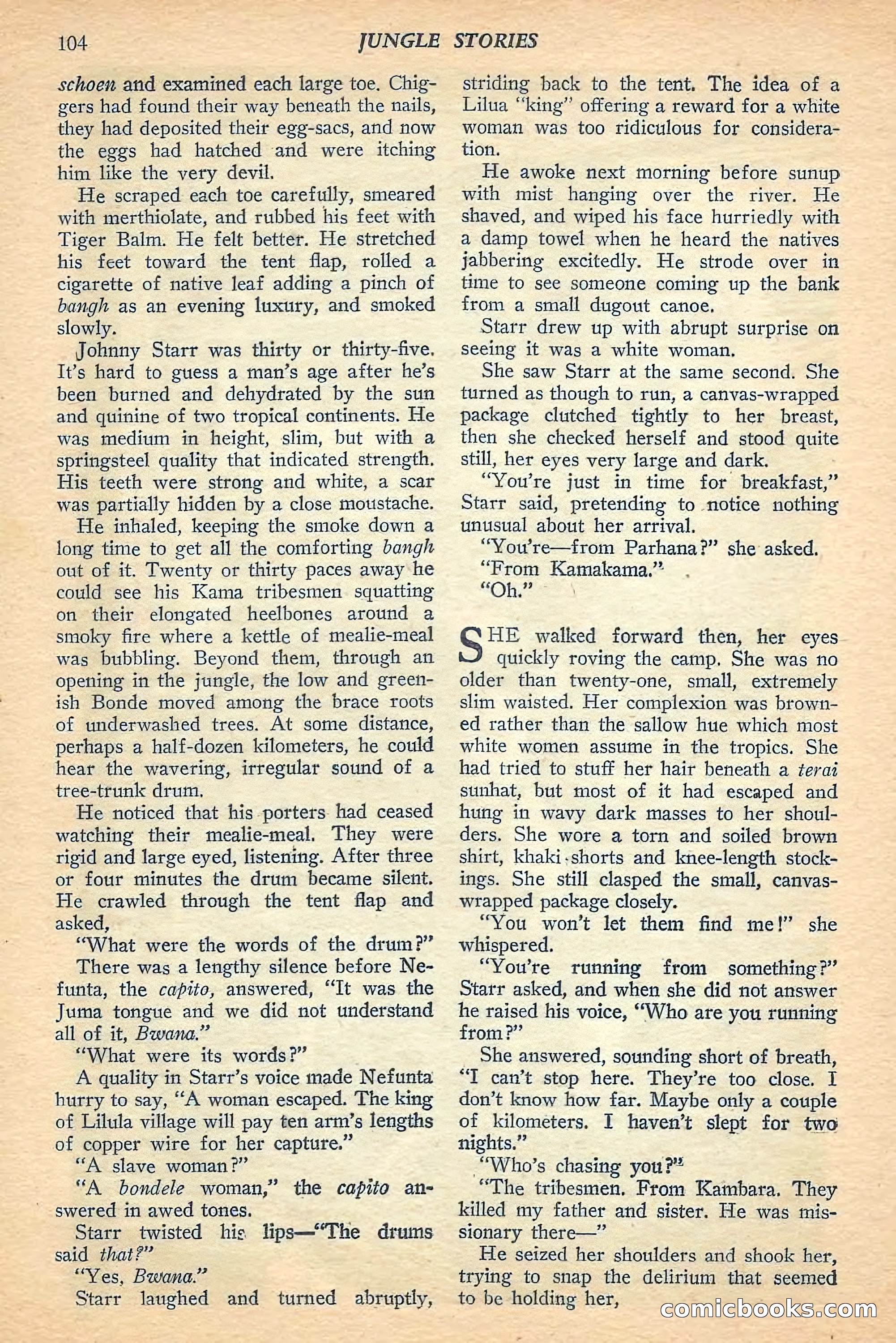 Jungle Stories, Spring 1948 — page 106 of 132