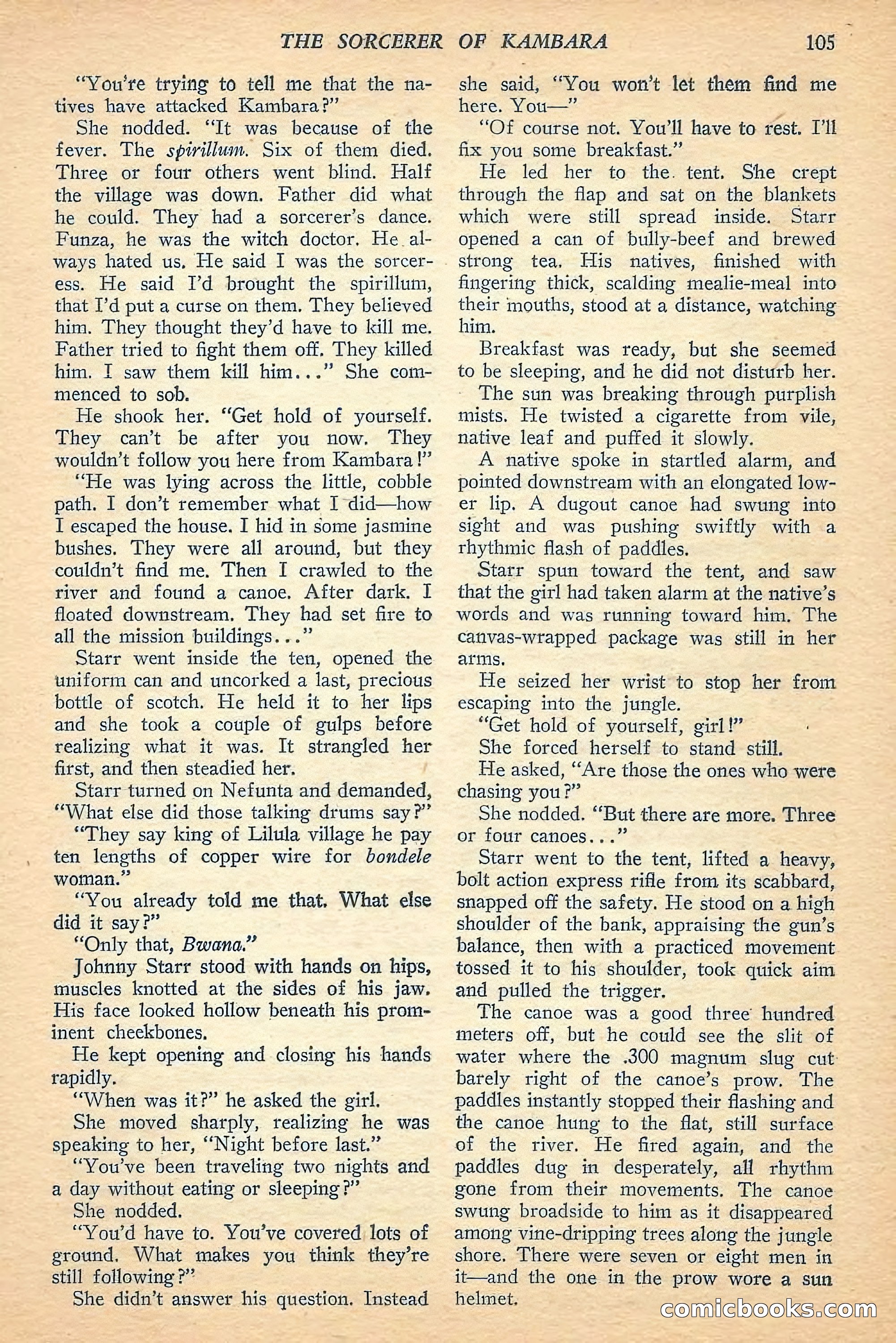 Jungle Stories, Spring 1948 — page 107 of 132