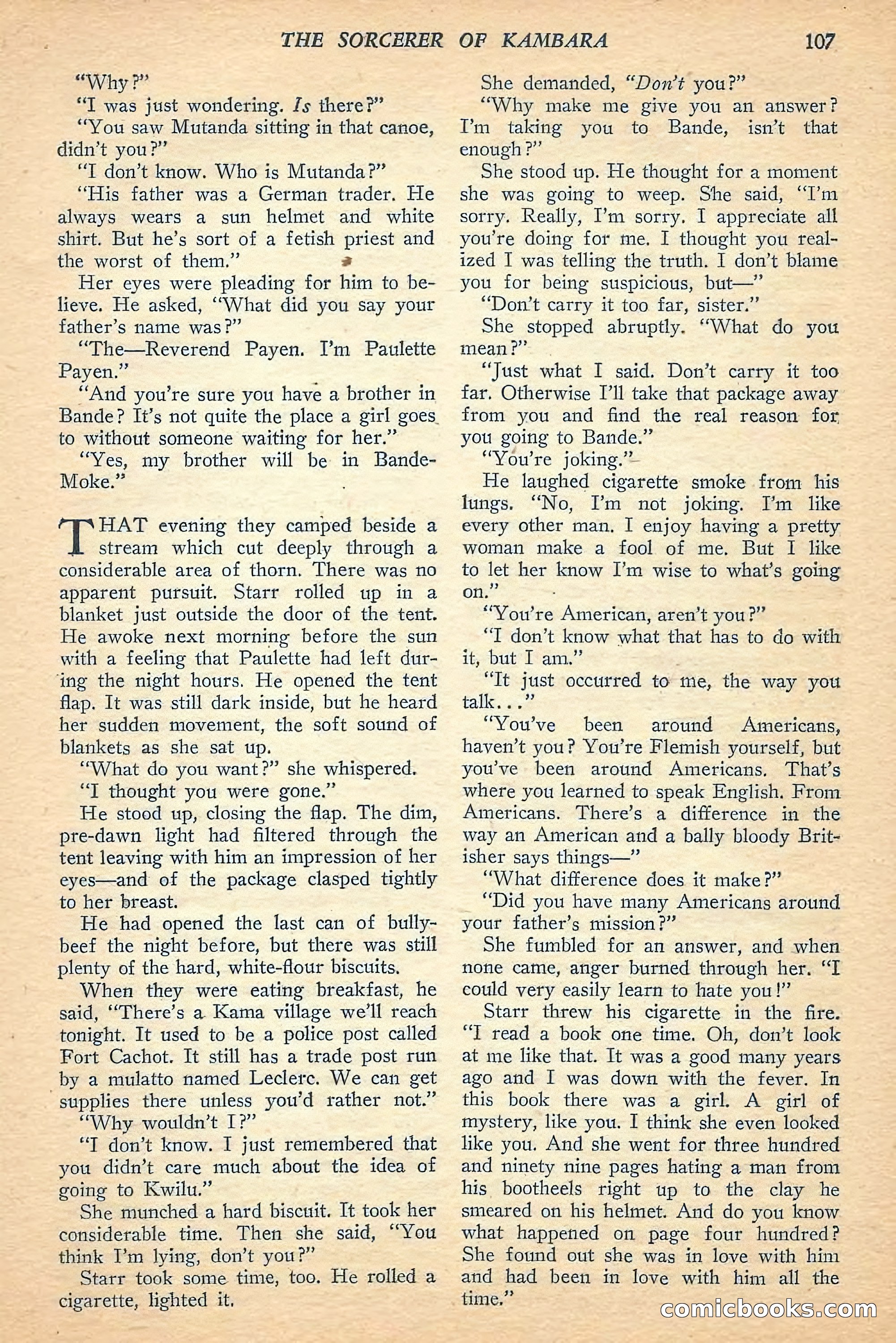Jungle Stories, Spring 1948 — page 109 of 132