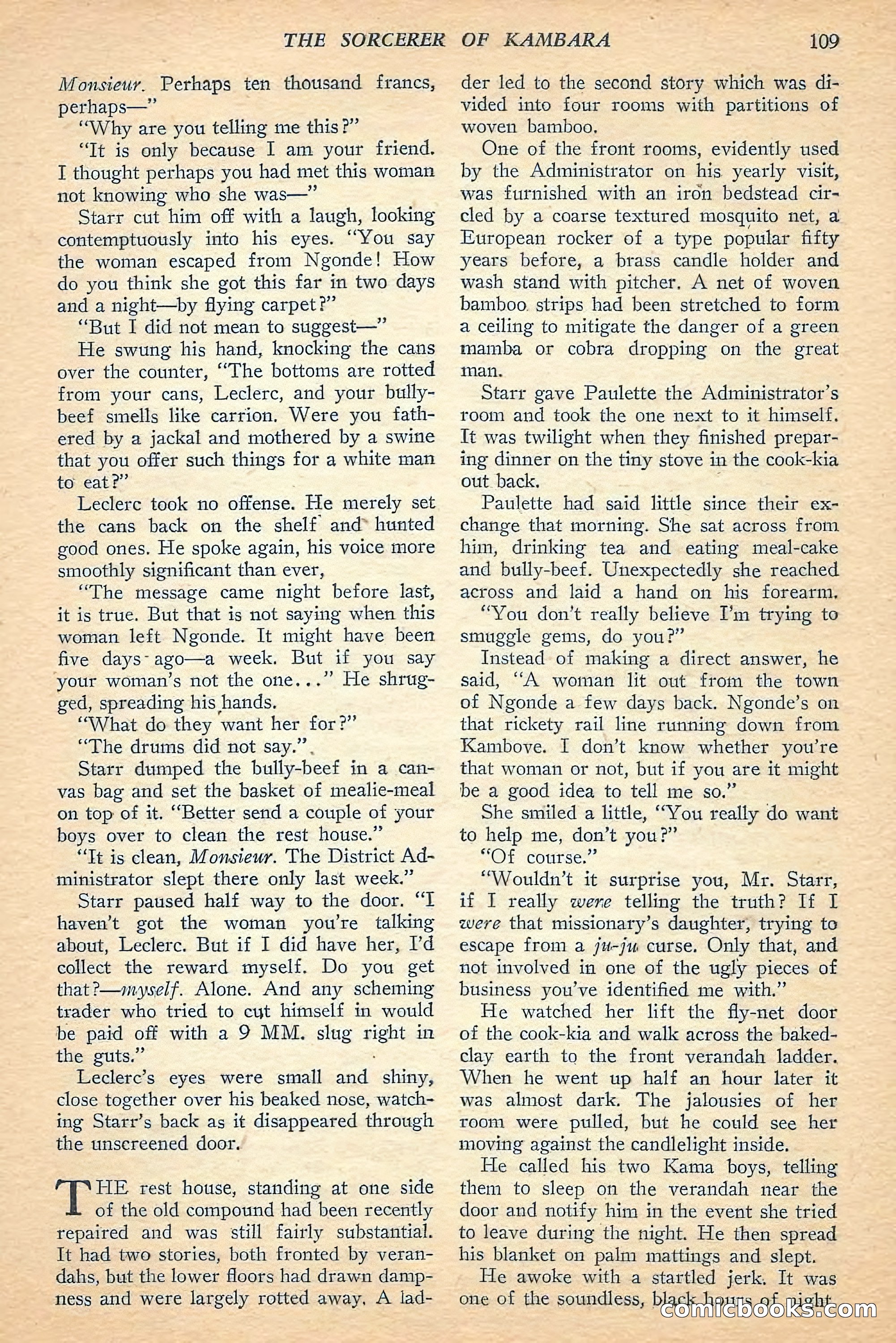Jungle Stories, Spring 1948 — page 111 of 132