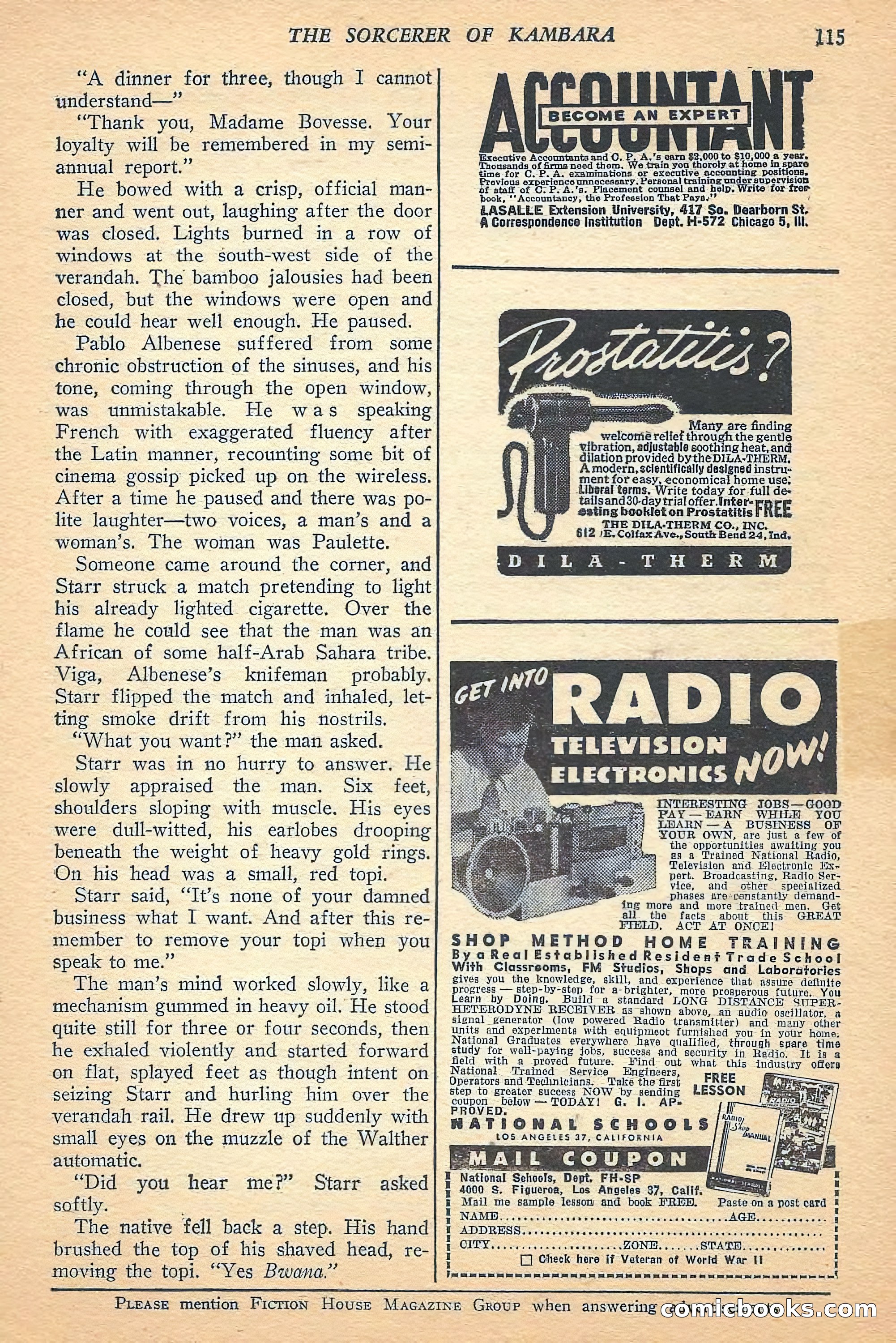 Jungle Stories, Spring 1948 — page 117 of 132
