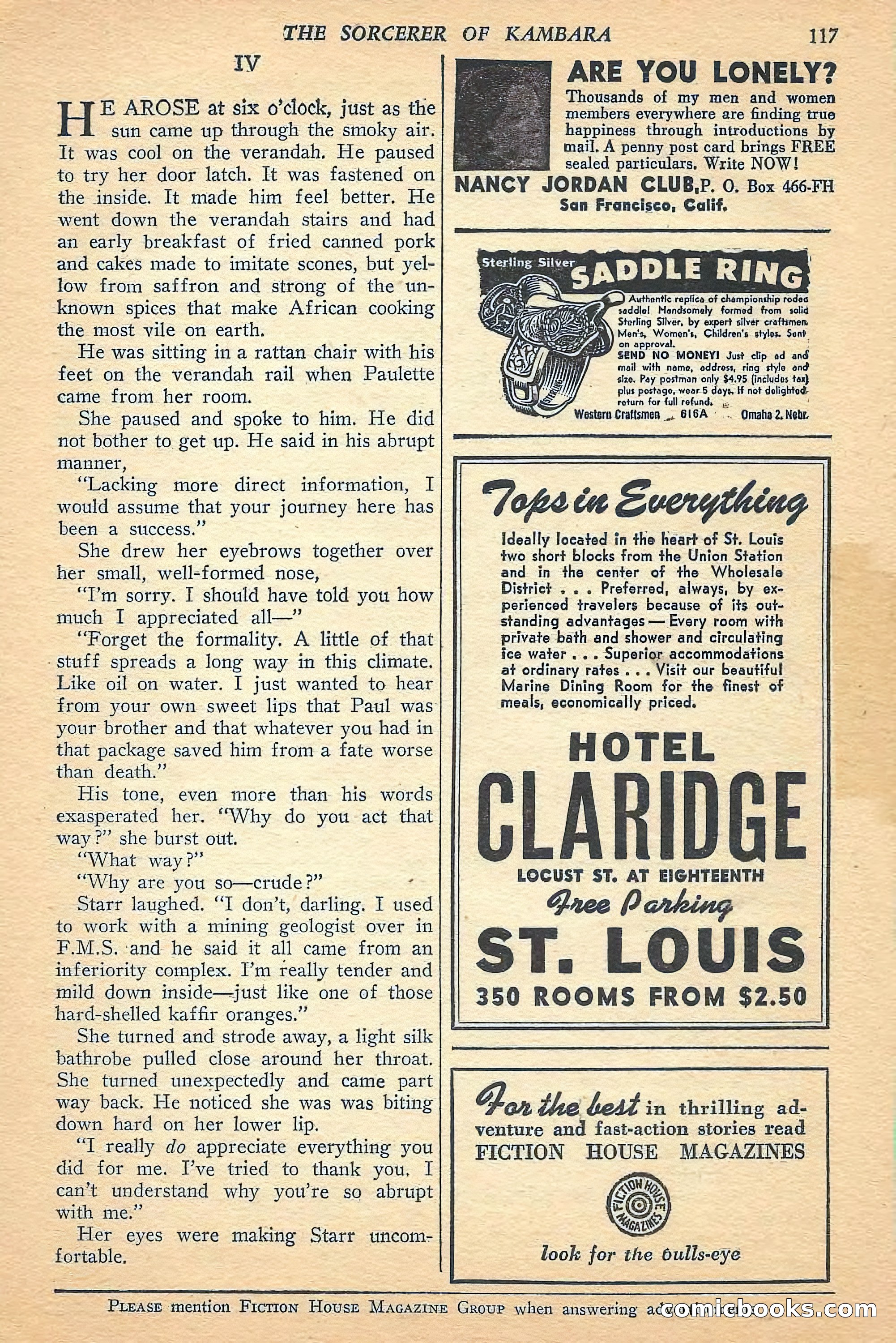 Jungle Stories, Spring 1948 — page 119 of 132
