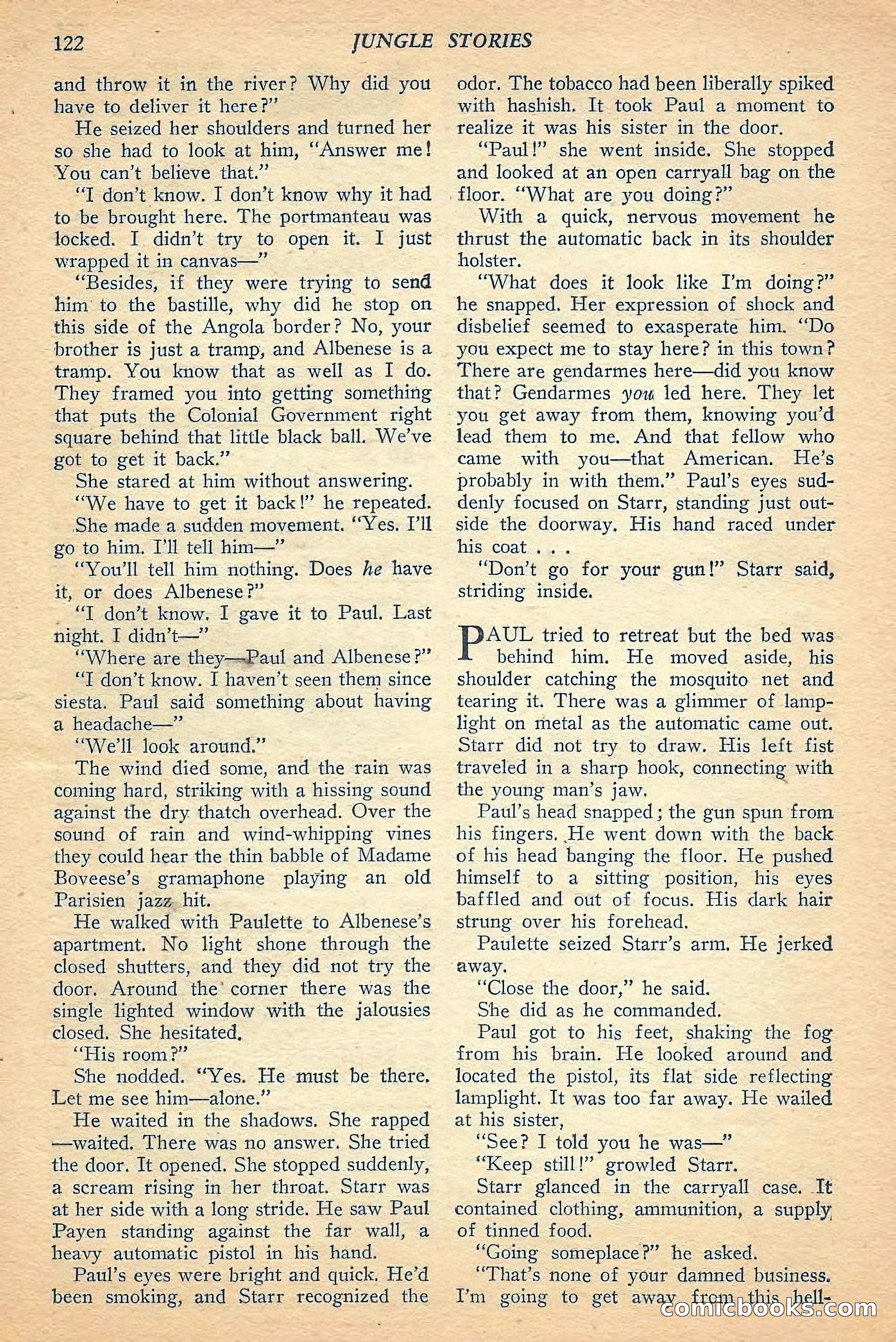 Jungle Stories, Spring 1948 — page 124 of 132