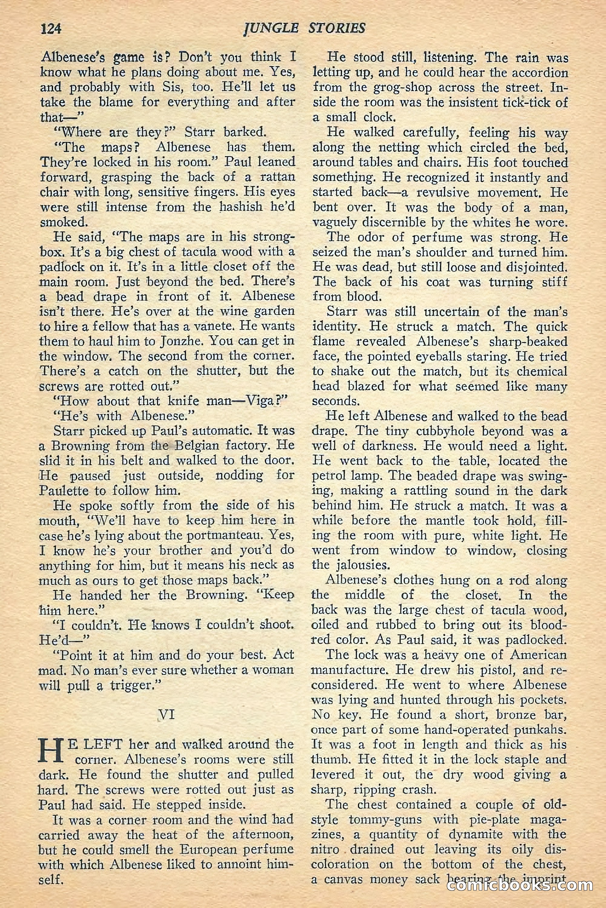Jungle Stories, Spring 1948 — page 126 of 132