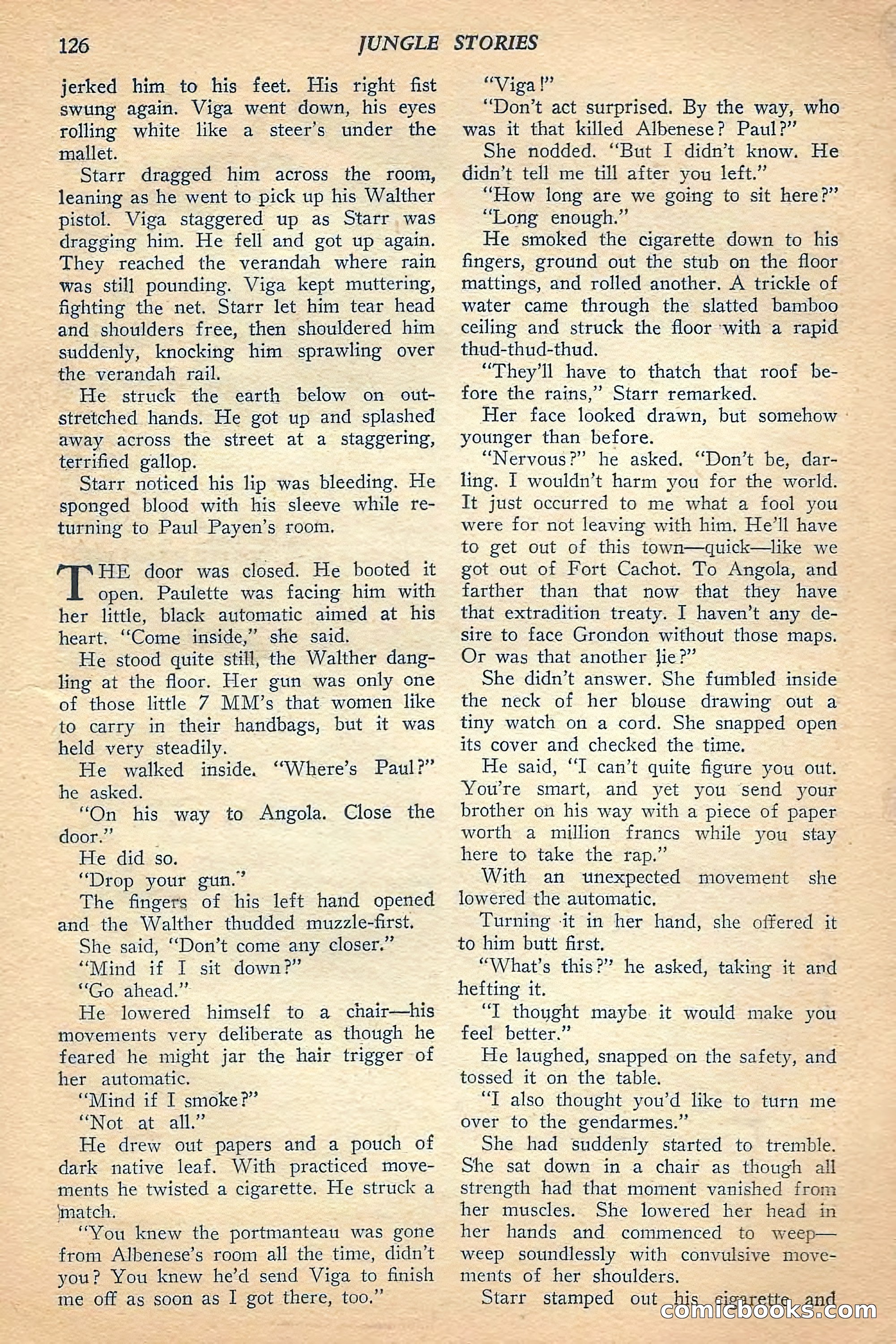 Jungle Stories, Spring 1948 — page 128 of 132