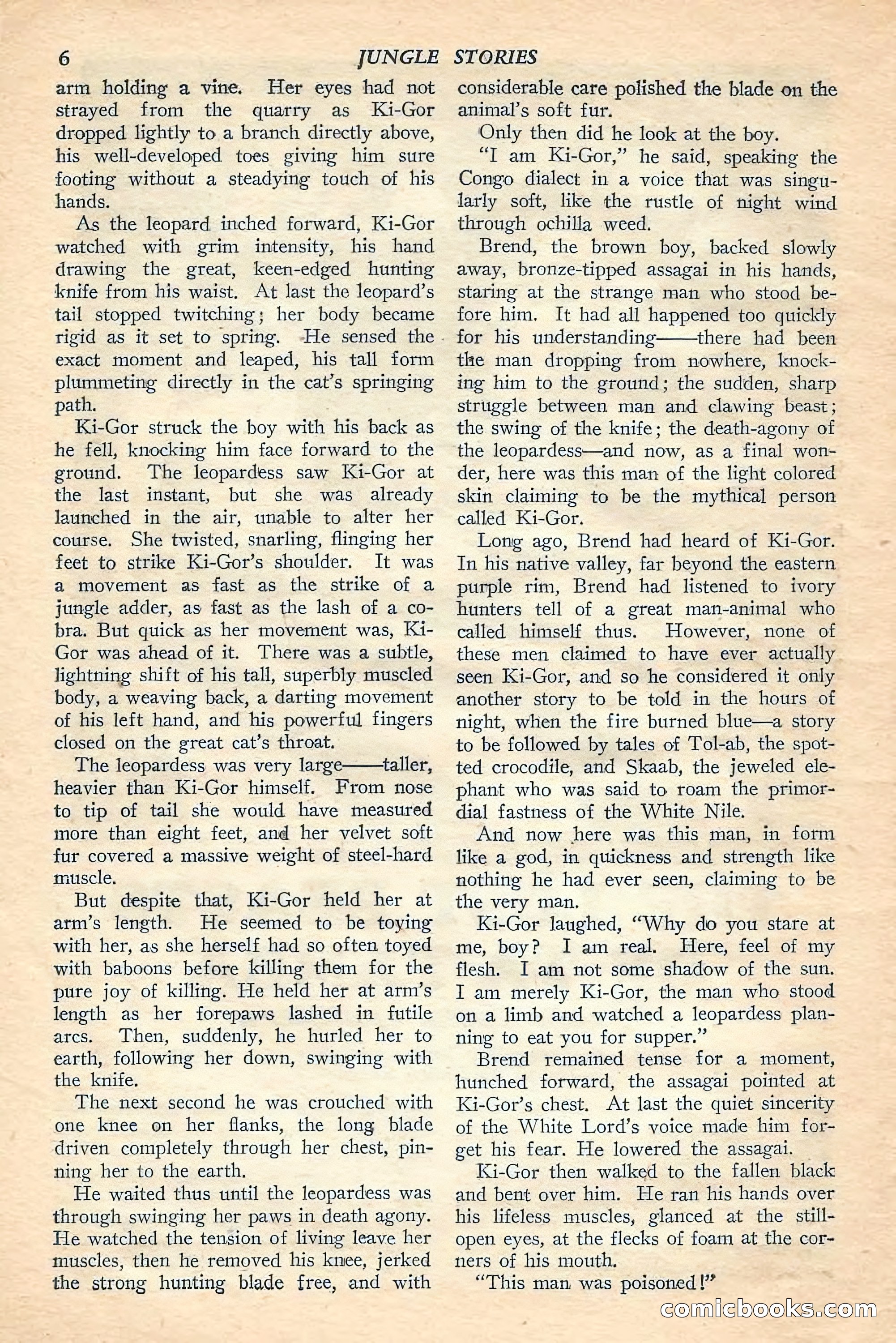 Jungle Stories, Winter Issue — page 8 of 132