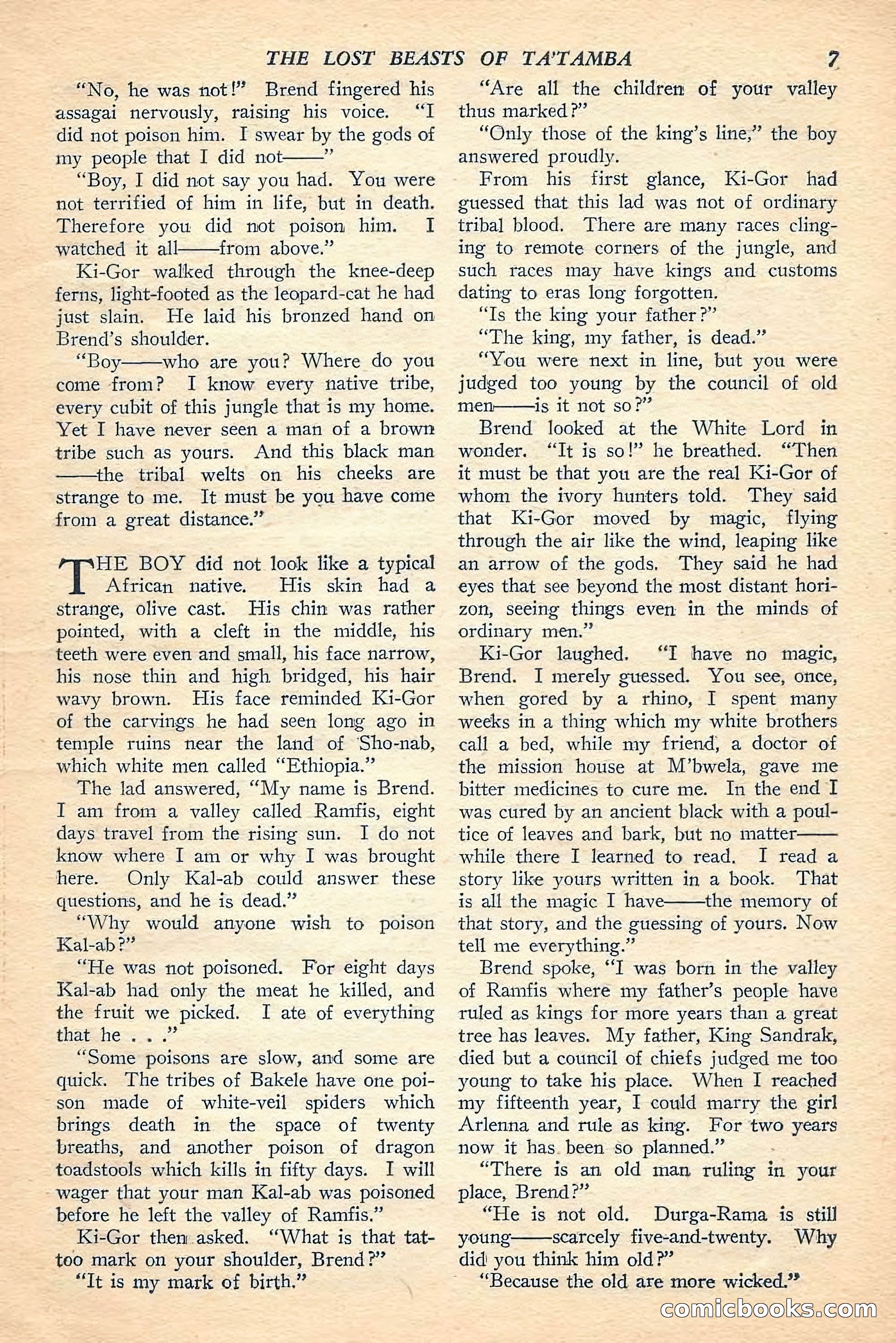 Jungle Stories, Winter Issue — page 9 of 132