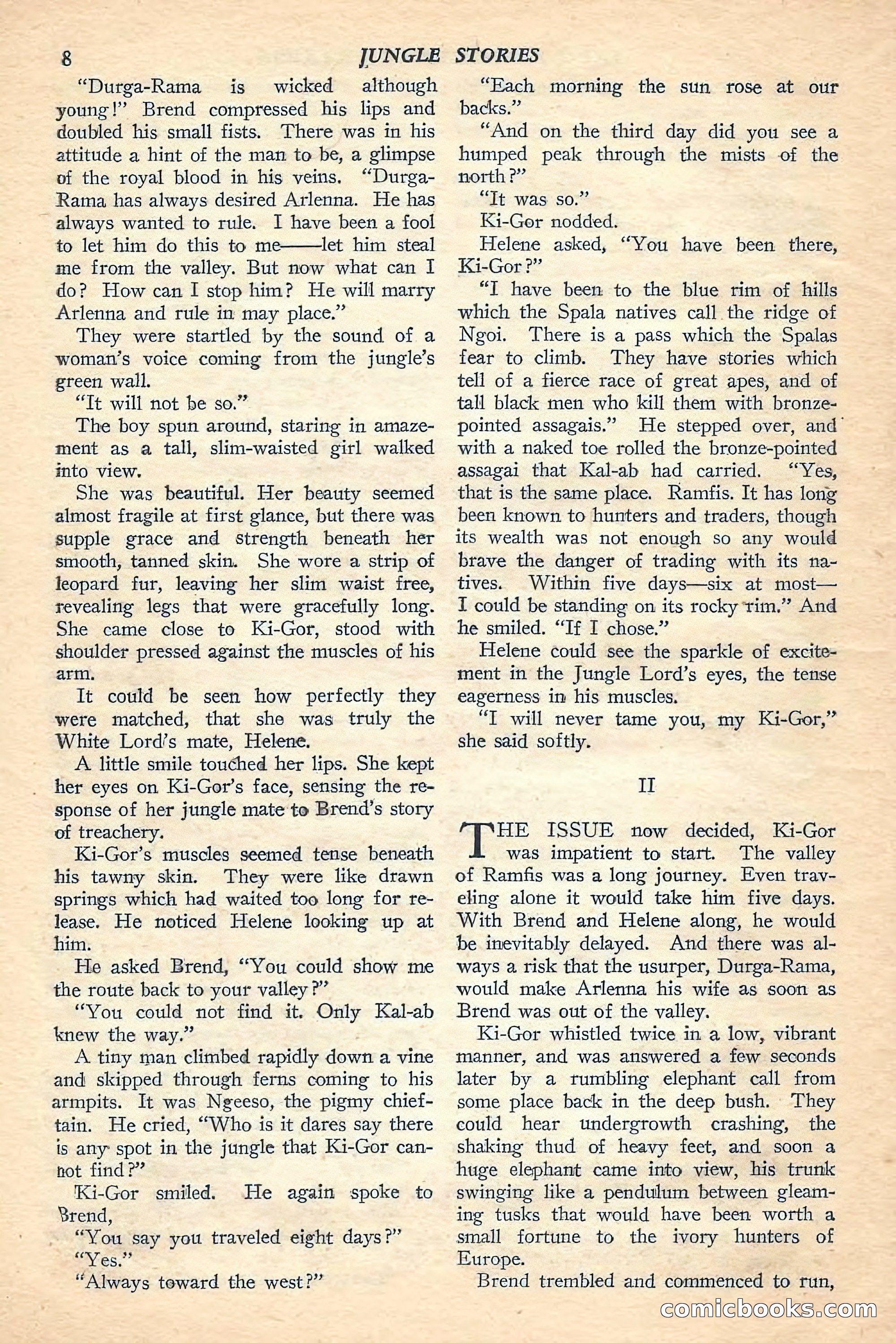 Jungle Stories, Winter Issue — page 10 of 132
