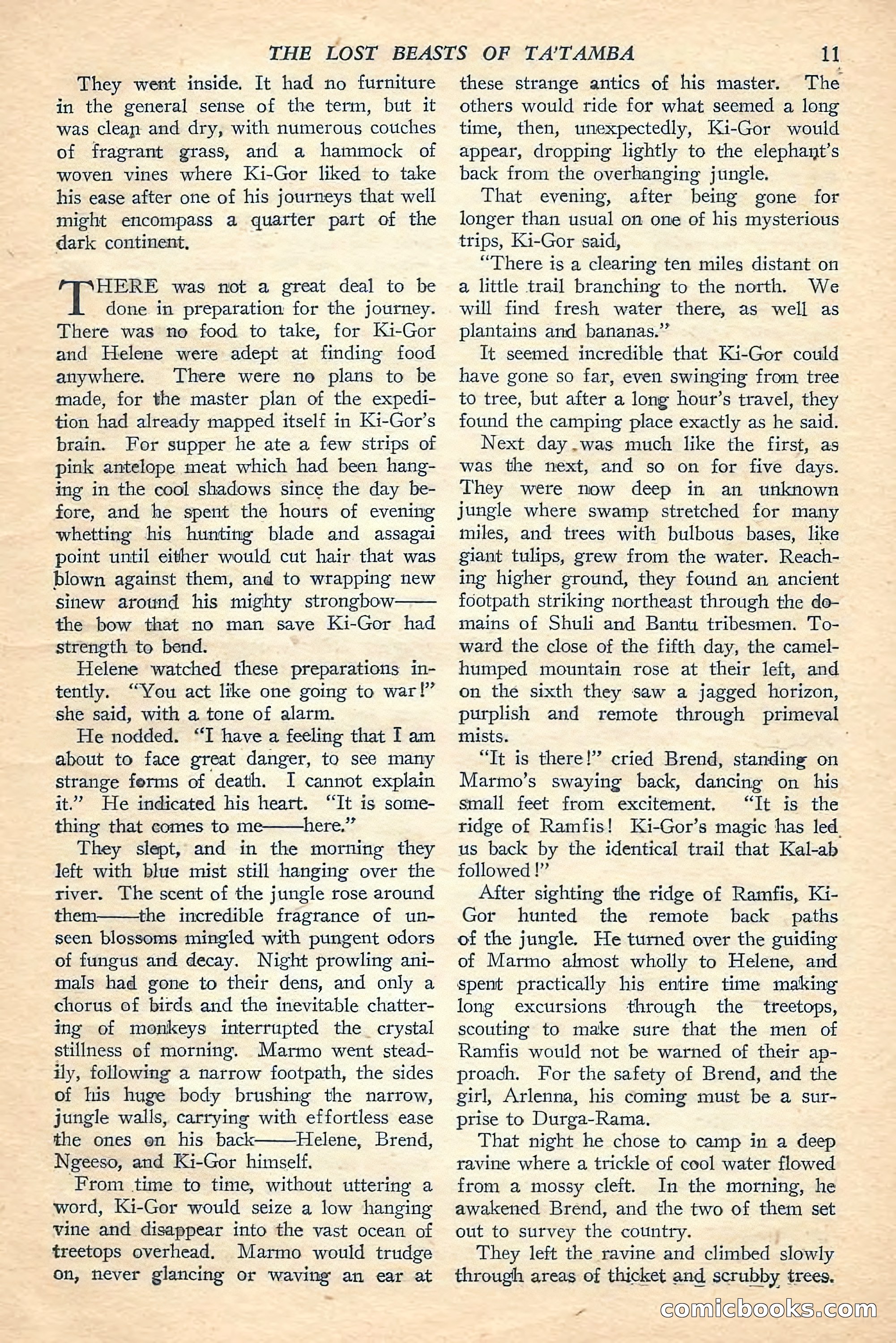 Jungle Stories, Winter Issue — page 13 of 132
