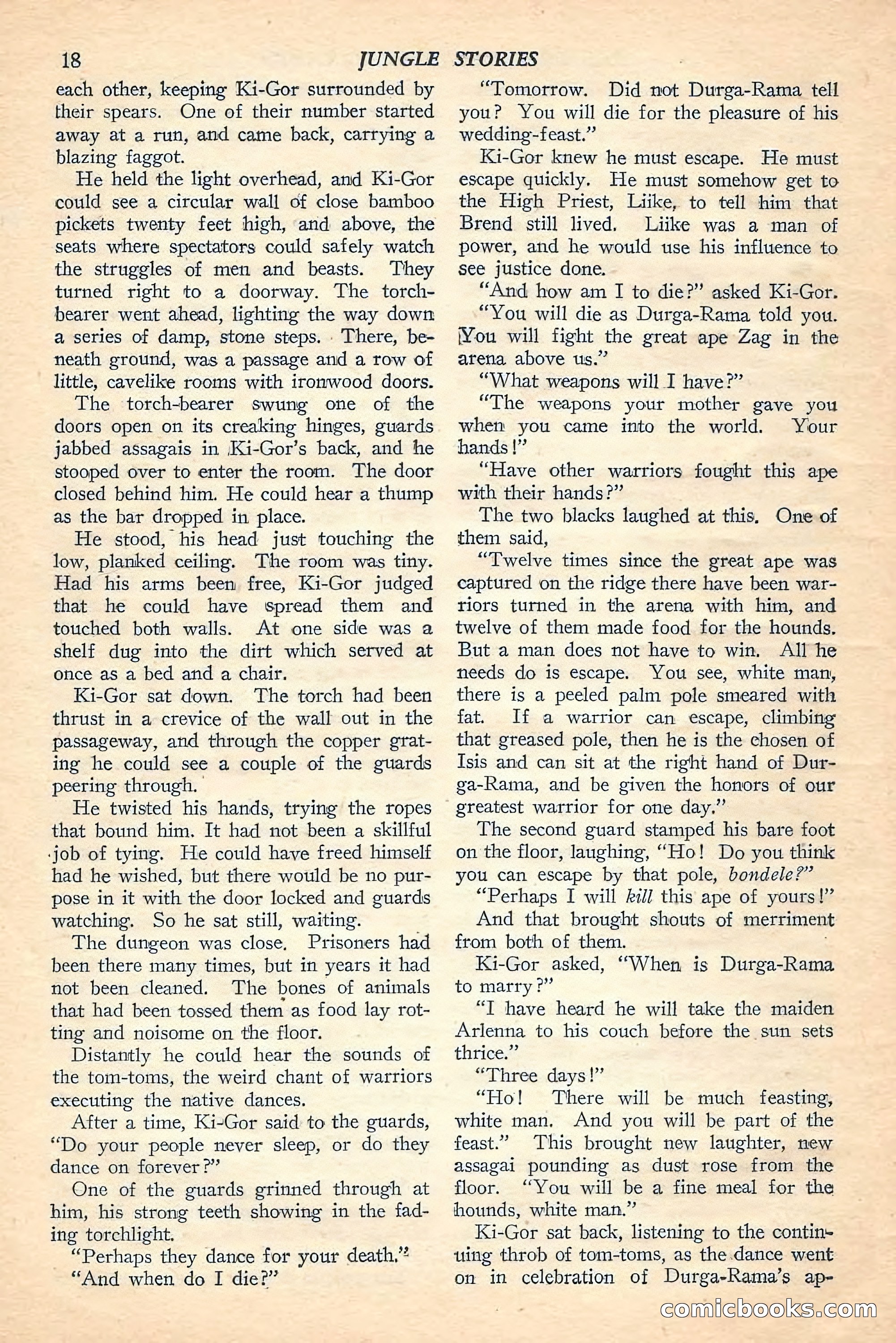 Jungle Stories, Winter Issue — page 20 of 132