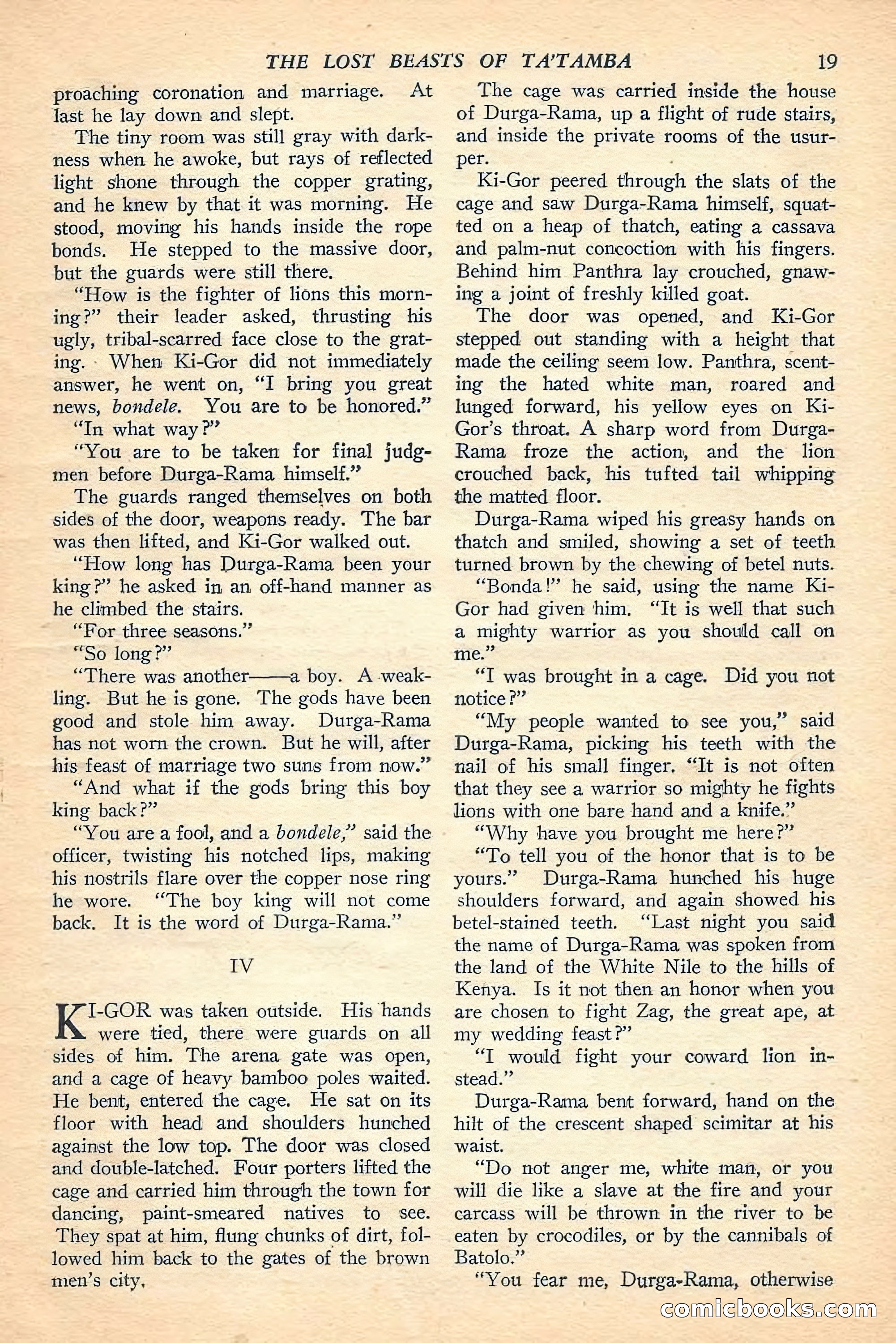 Jungle Stories, Winter Issue — page 21 of 132