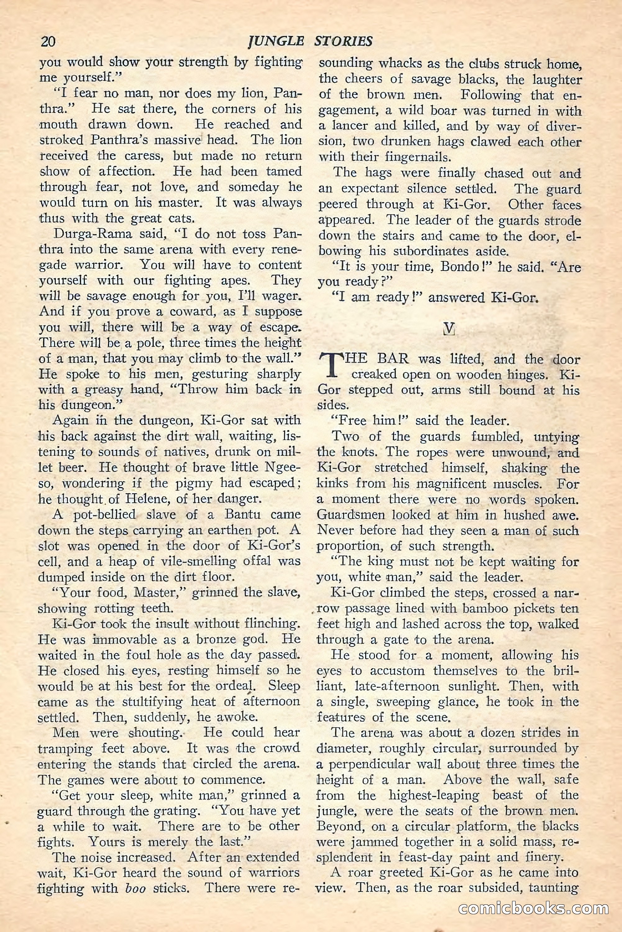 Jungle Stories, Winter Issue — page 22 of 132