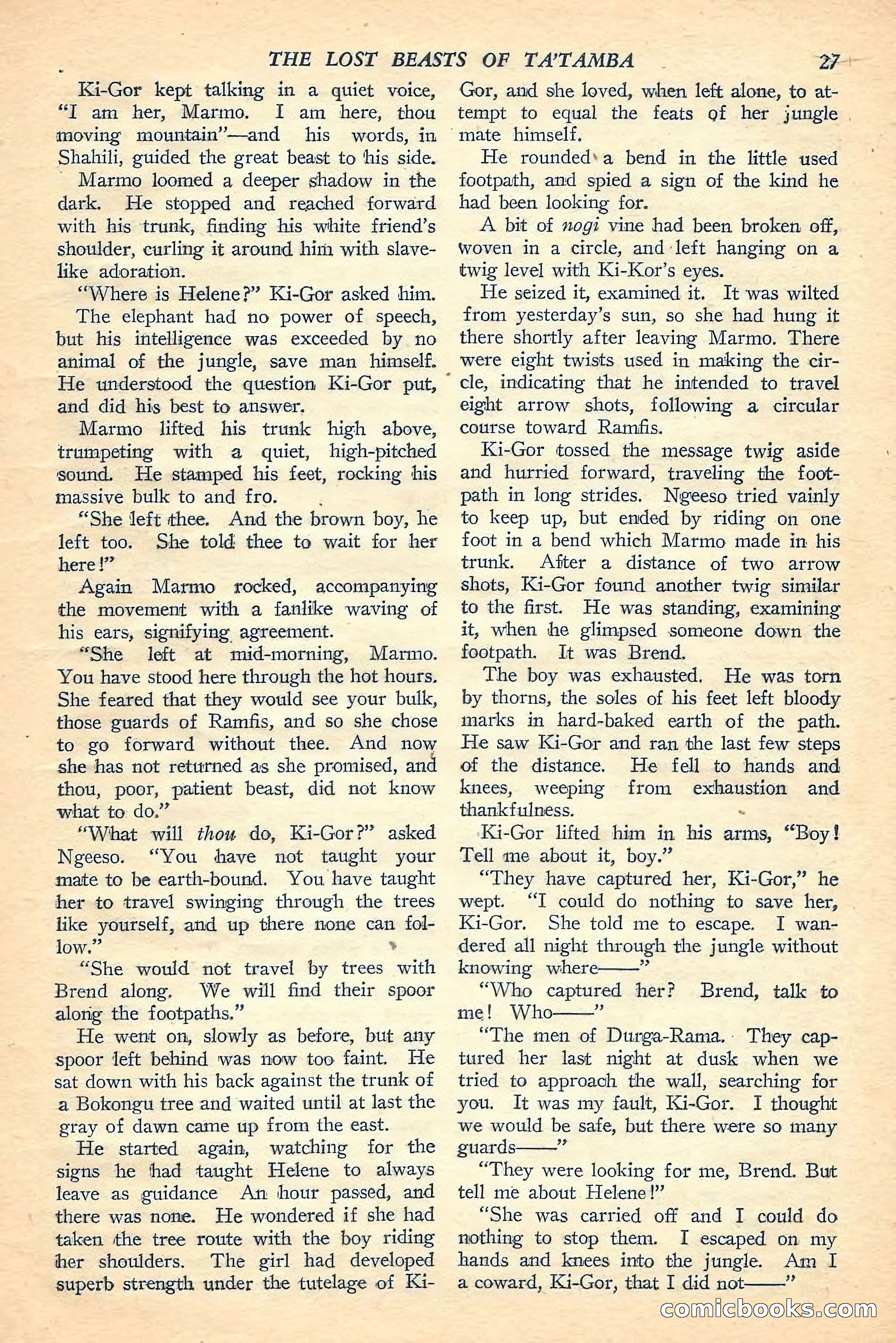 Jungle Stories, Winter Issue — page 29 of 132