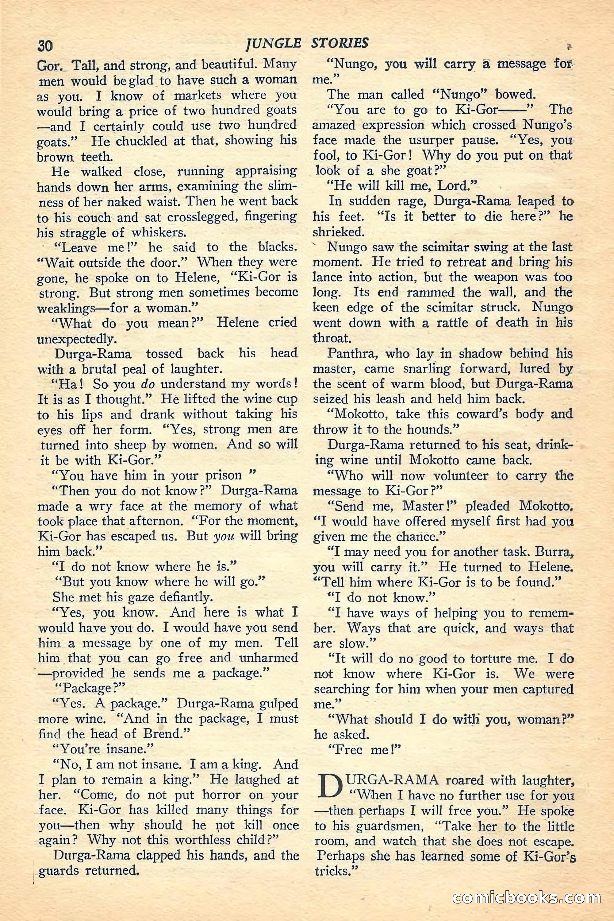Jungle Stories, Winter Issue — page 32 of 132