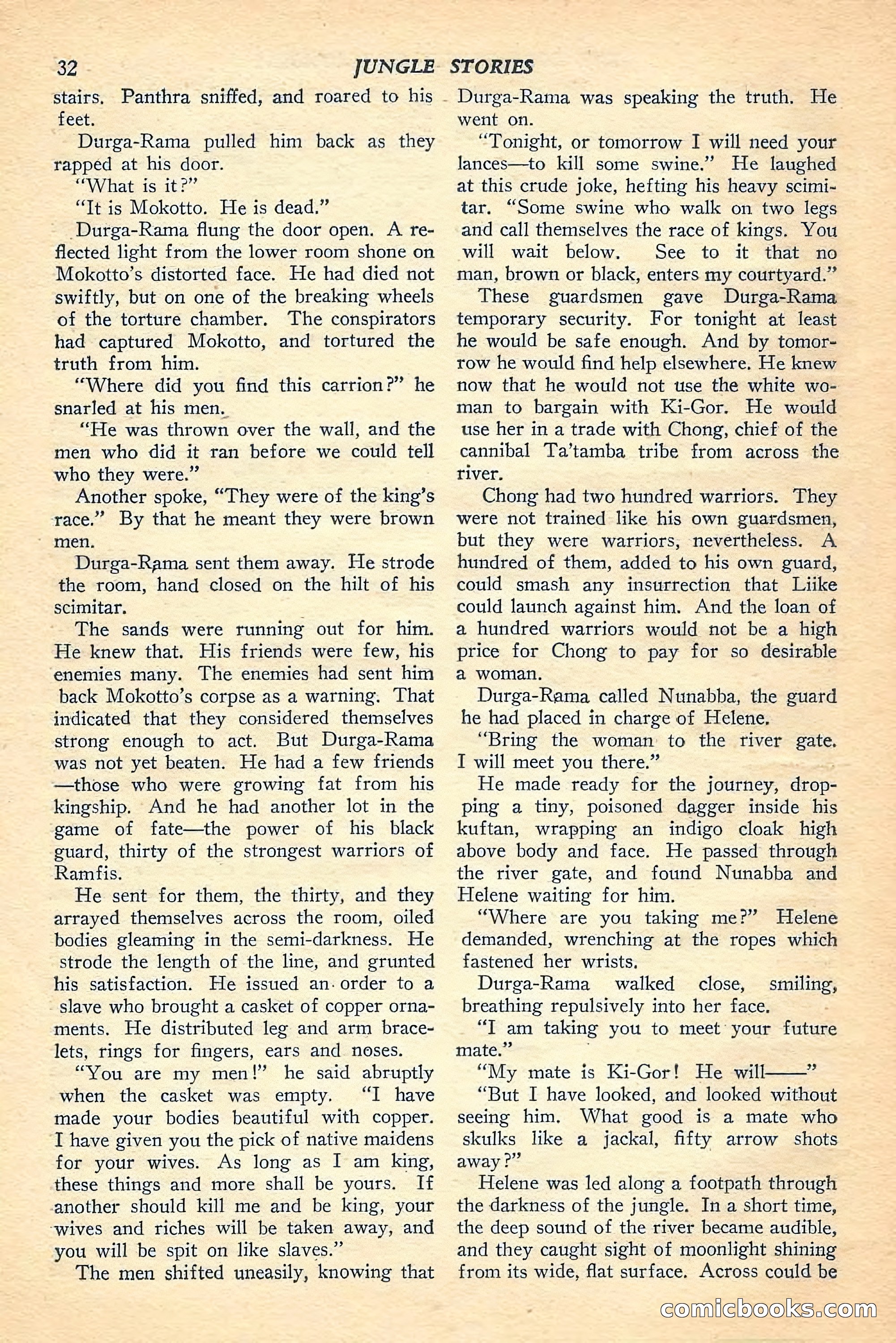 Jungle Stories, Winter Issue — page 34 of 132