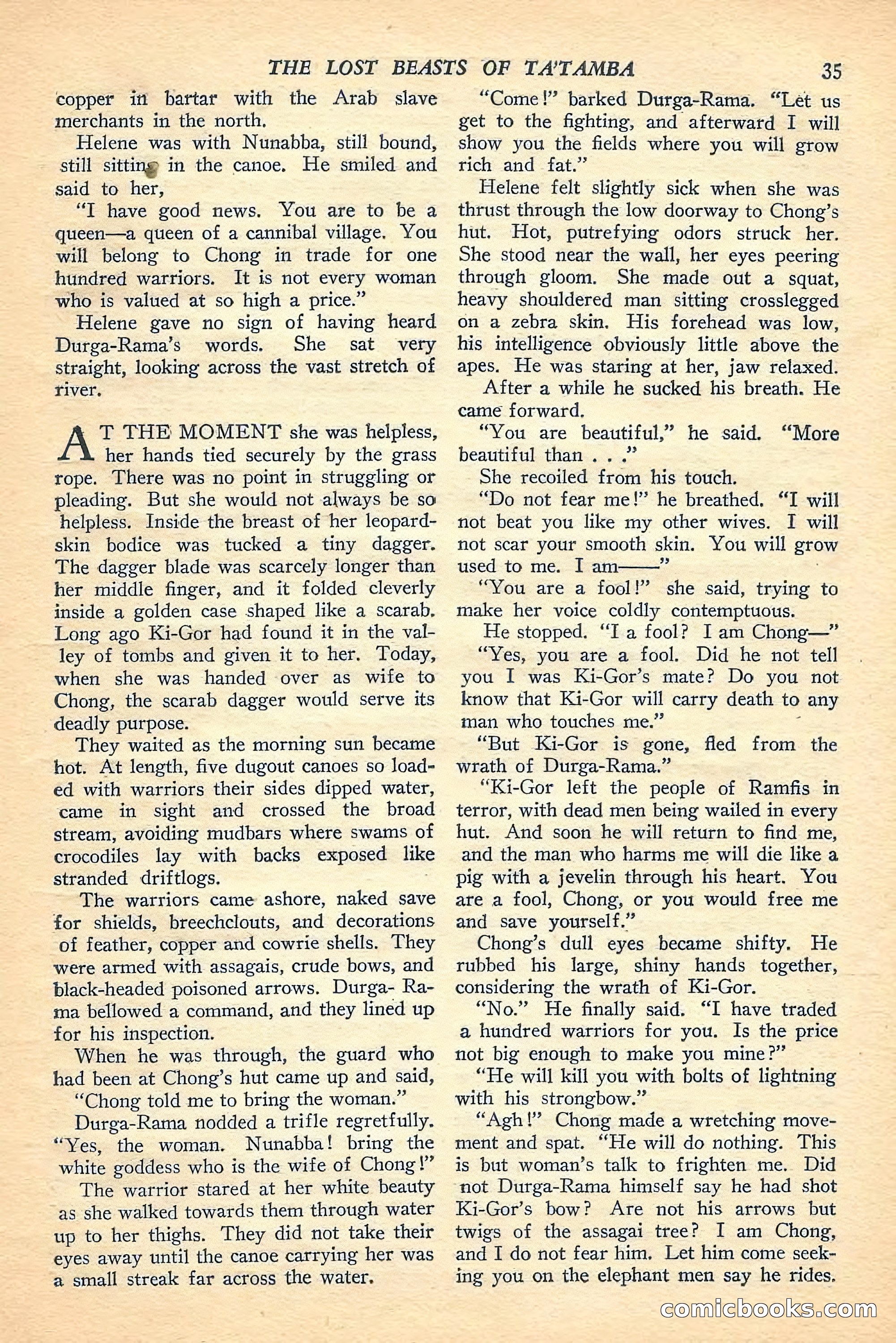 Jungle Stories, Winter Issue — page 37 of 132