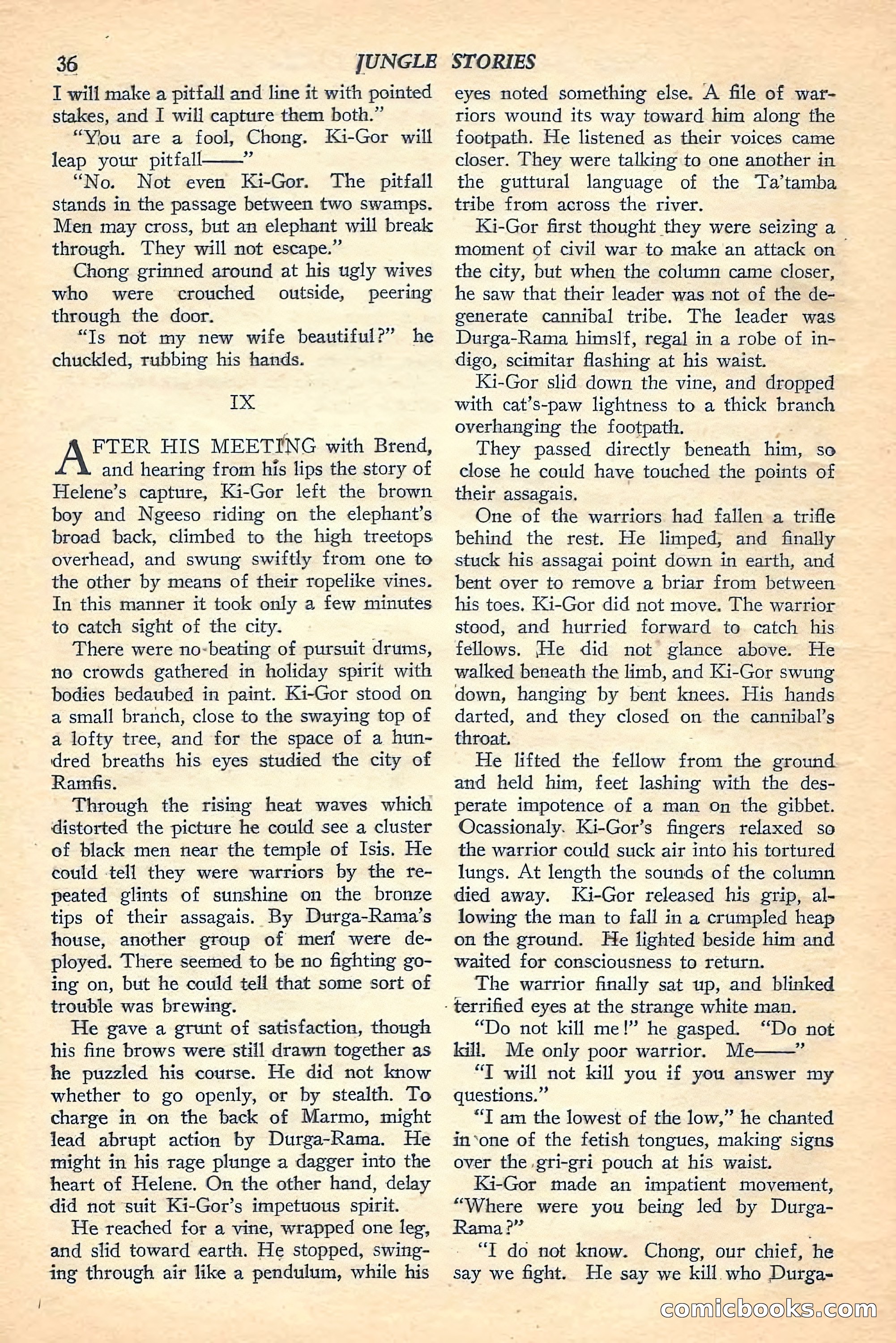 Jungle Stories, Winter Issue — page 38 of 132