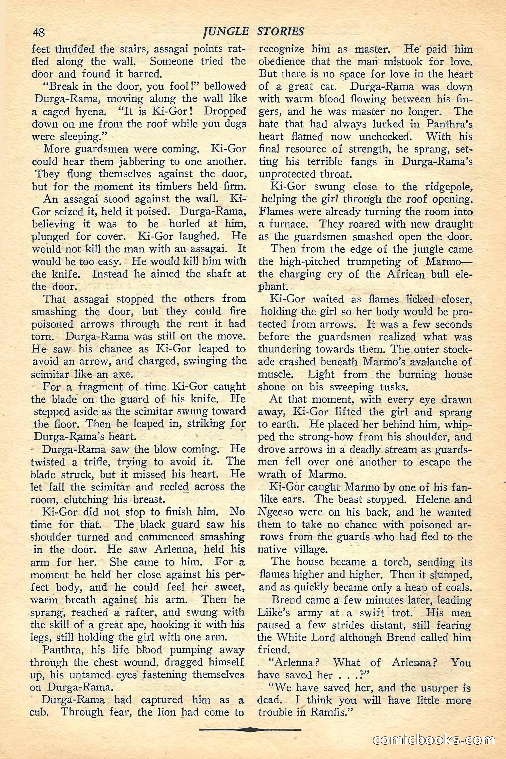 Jungle Stories, Winter Issue — page 50 of 132