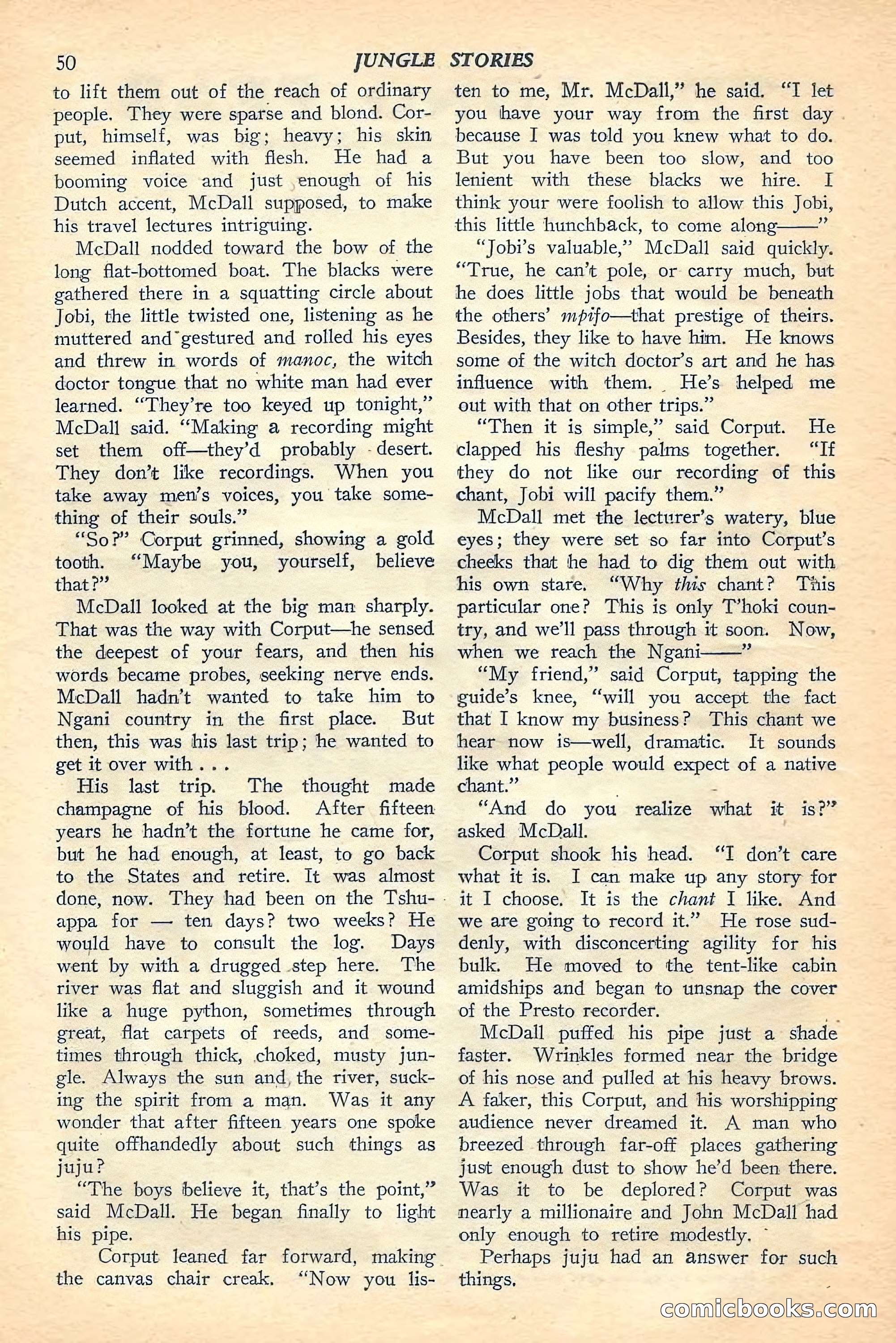 Jungle Stories, Winter Issue — page 52 of 132