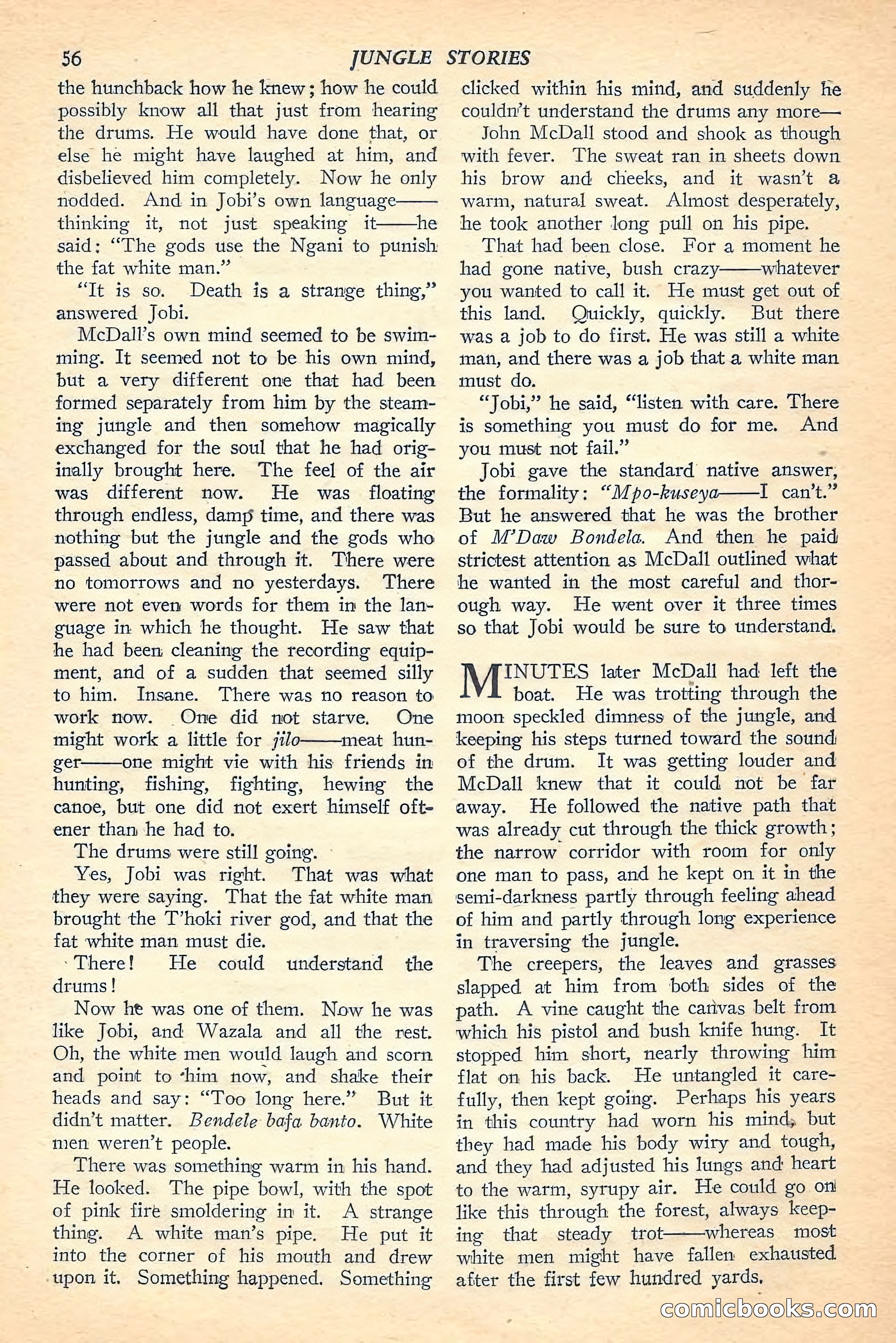 Jungle Stories, Winter Issue — page 58 of 132